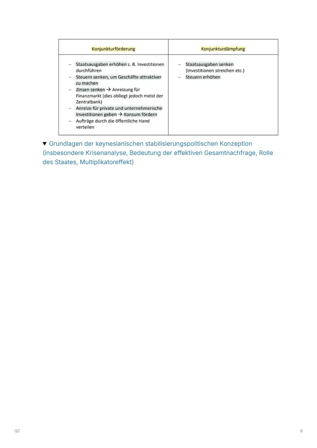 Q2

Q2.1 Konjunkturanalyse und Konjunkturpolitik-Herausforderungen
prozessorientierter Wirtschaftspolitik

▼ Beobachtung, Analyse und Progno