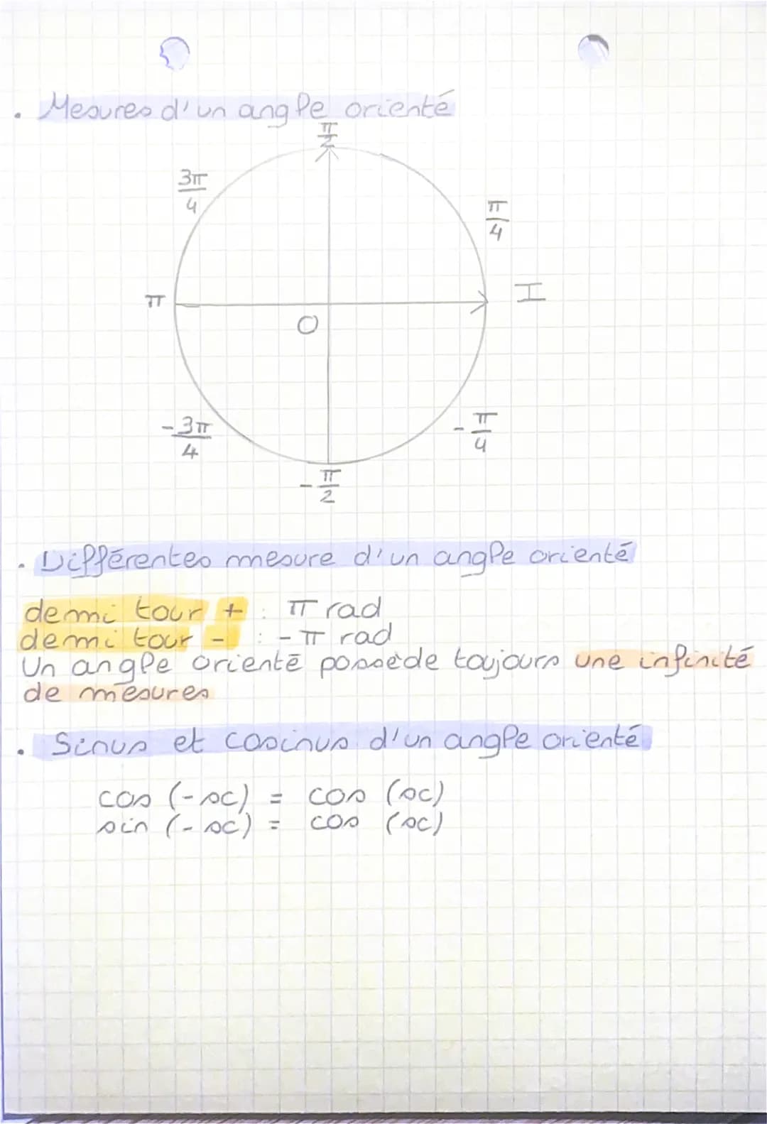 maths

Trigonométrie

Le cercle trigonométrique

닌
sens direct

On appelfe angle orienté
Un angle ainsi mesuré. IP
s'écrit à l'aide de deux
