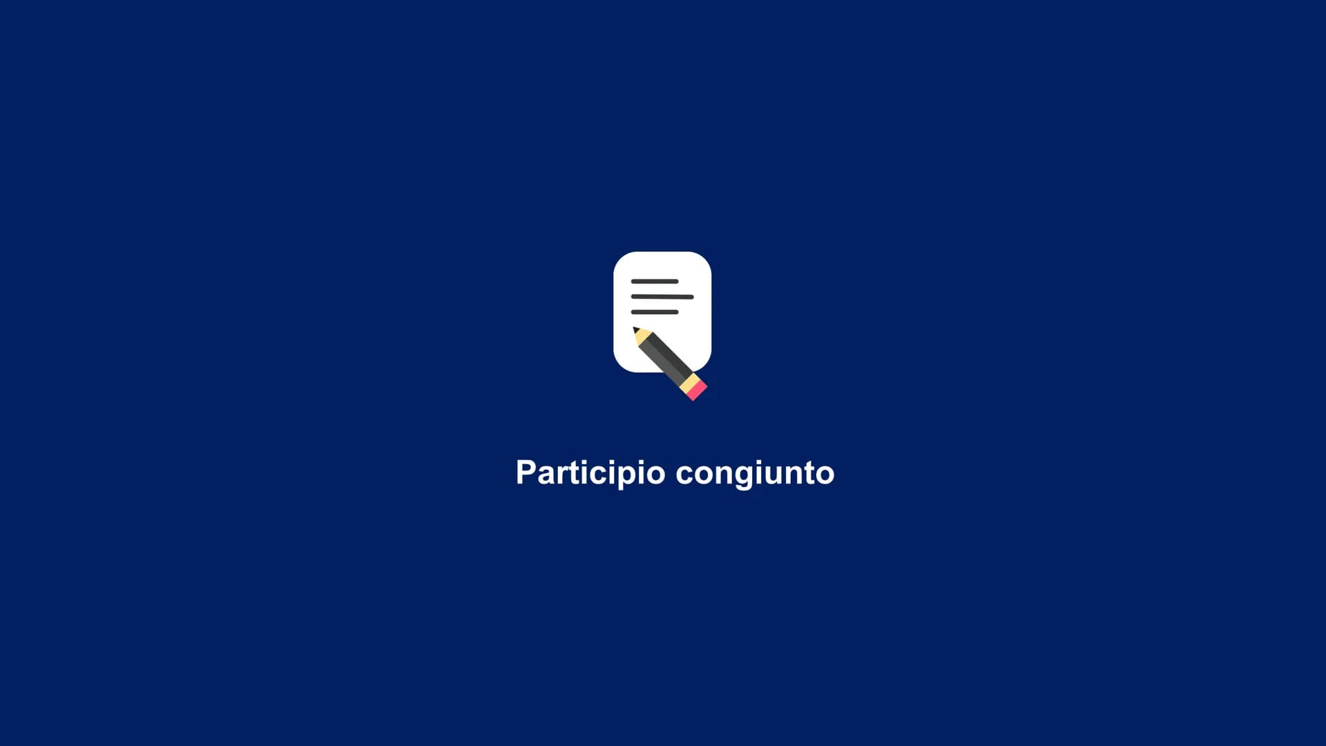 ΚΡΑΤΟΥΣ ΦΙΛΟΣΕ

IL PARTICIPIO
SOSTANTIVATO,
ATTRIBUTIVO E CONGIUNTO

ΑΙΦΙΛΟΤΕΙΜΟ Participio sostantivato
Participio attributivo PARTICIPIO S