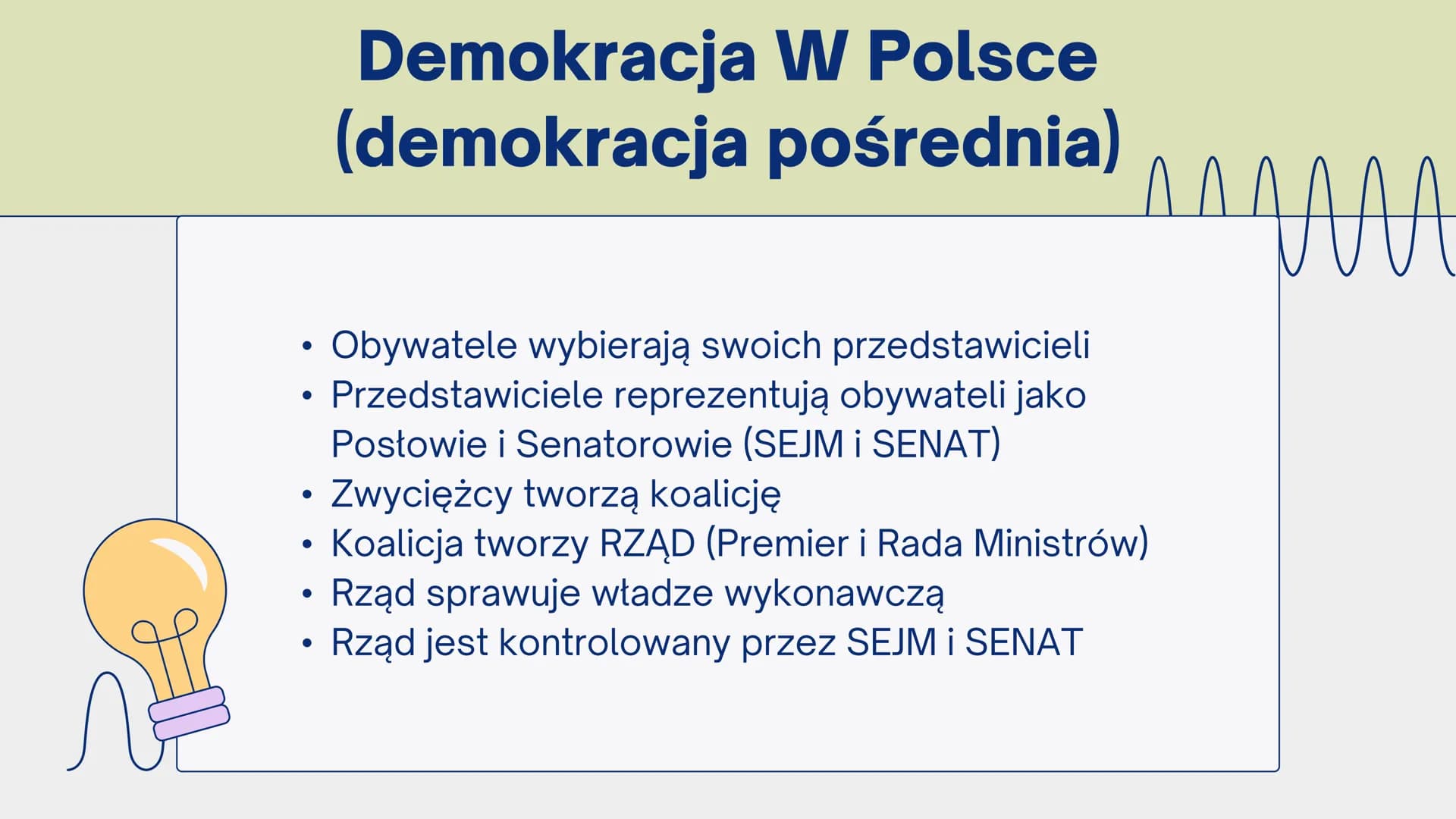 SYSTEM DEMOKRACJI,
Władza Ustawodawcza
I Wykonawcza # System Demokracji W Polsce

DEMOKRACJA BEZPOŚREDNIA

Obywatele
Sami
Decydują

REFEREND