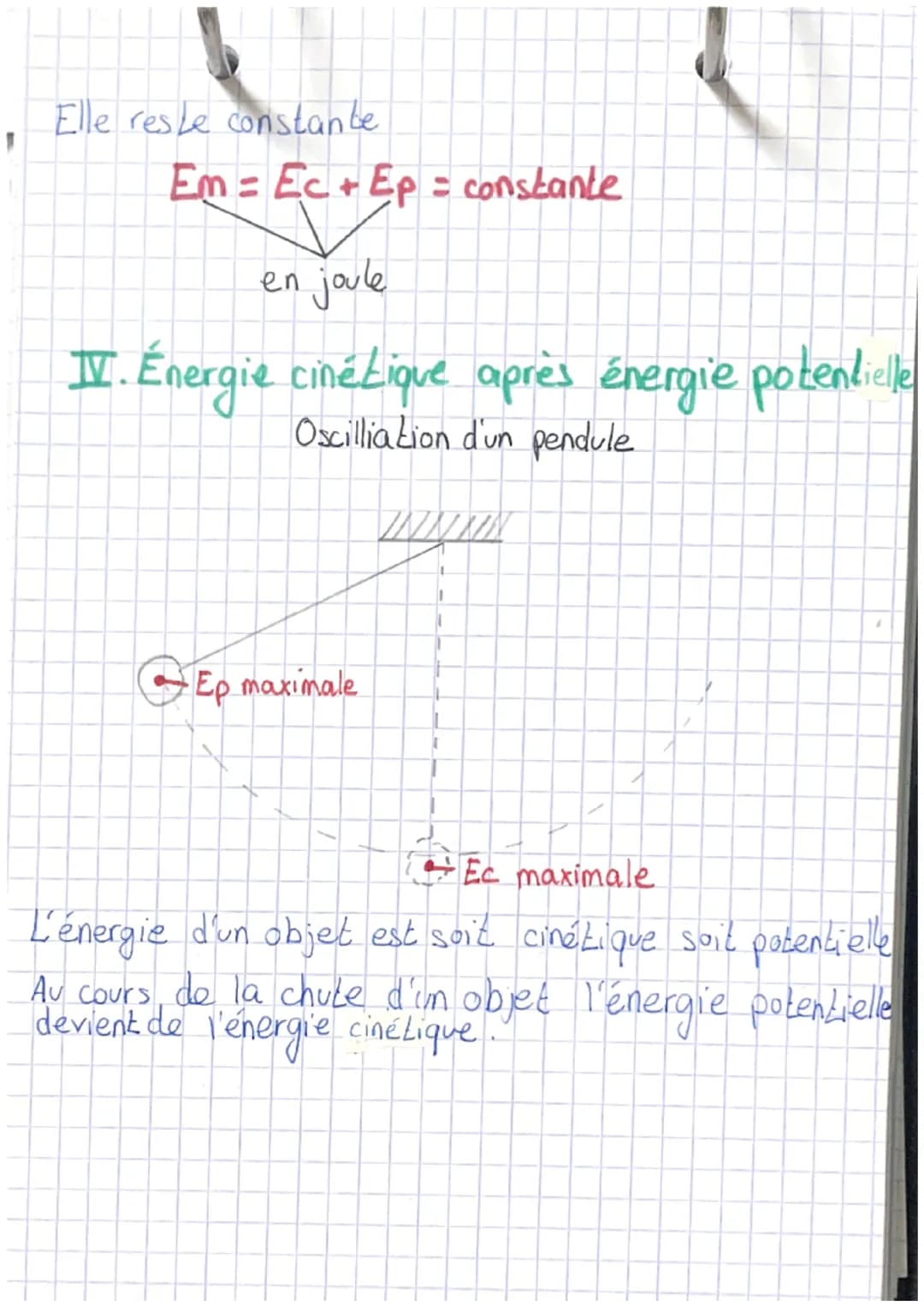 # Énergie

# Mécanique

## I. Énergie cinétique

C'est l'énergie d'un objet en mouvement

Proportionnelle à sa masse et au carré de sa vites