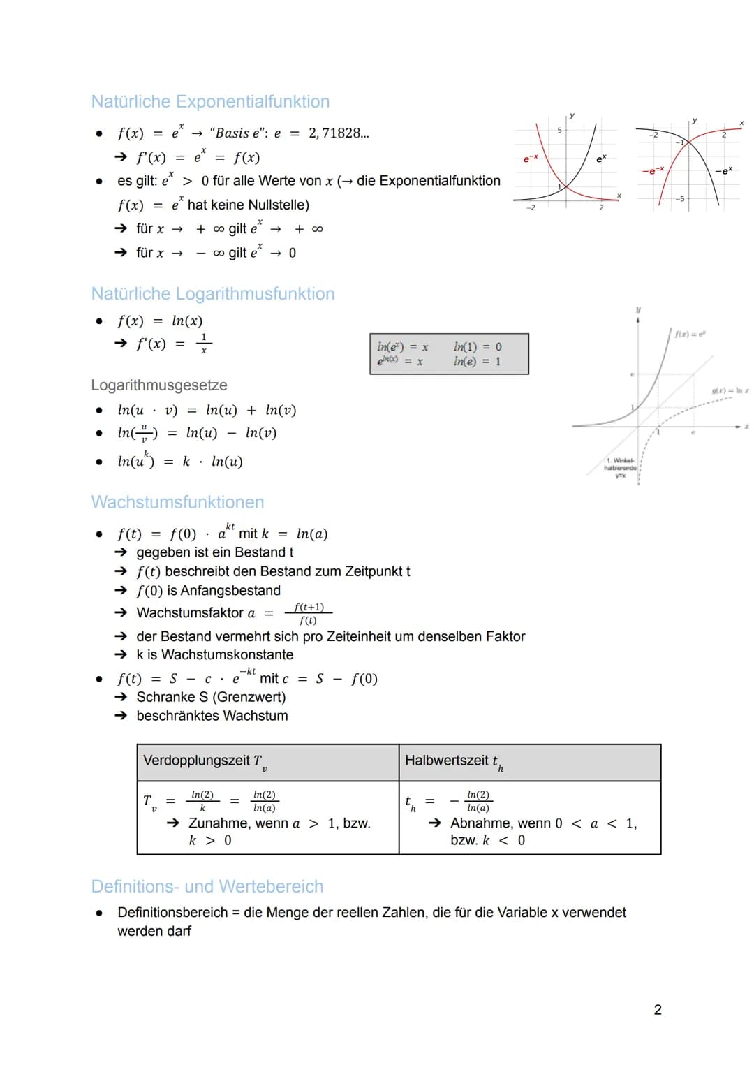 
<h2>Analysis</h2>
<h3>Funktionen</h3>
<p>Die ganzrationalen Funktionen n-1 + a₁x¹ + ax; neN heißen auch Polynome</p>
<h4>Ganzrationale Funk