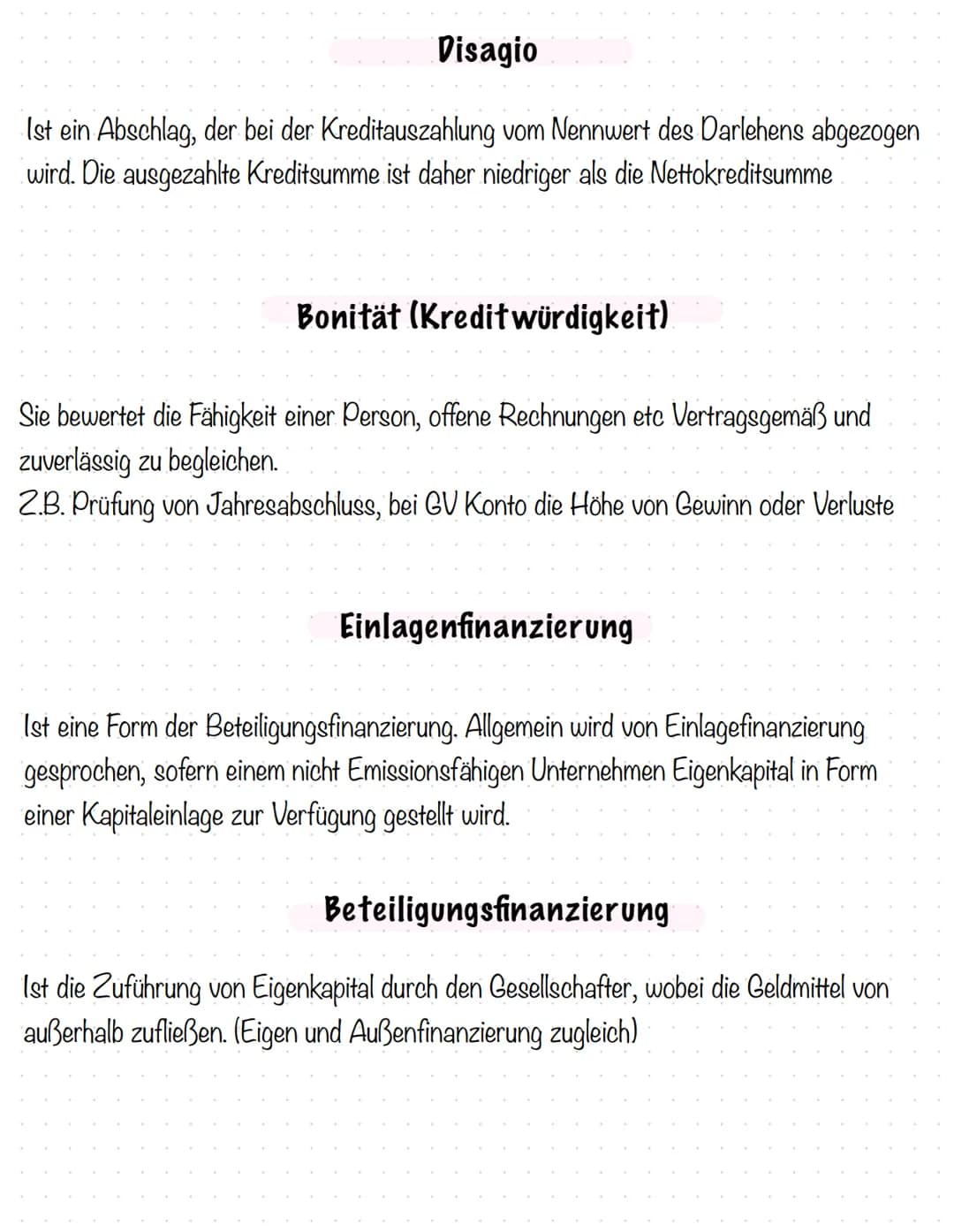 # Innenfinanzierung

Die Innenfinanzierung beansprucht im Gegensatz zur Außenfinanzierung
keine externen Kapitalgeber. Um Investitionen zu t