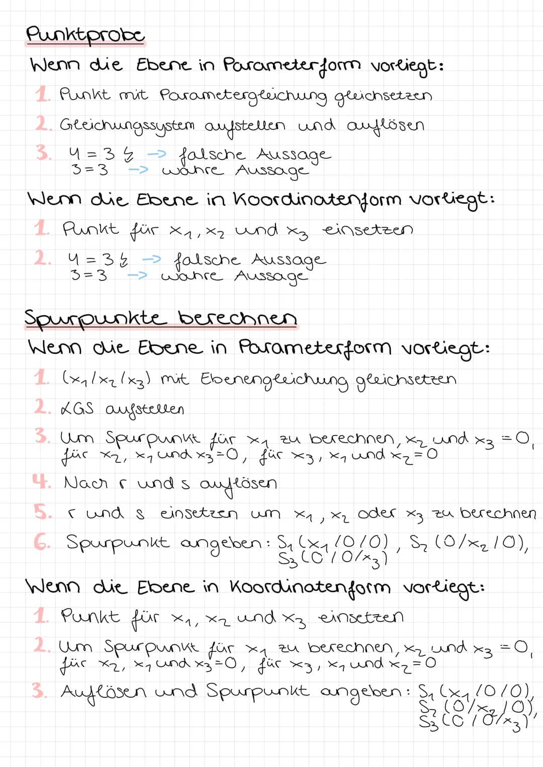 # Analytische Geometrie

## PUNKTE IM RAUM

* 

M

## VEKTOREN

$P(X_1/X_2/X_3)$

>ausgehend vom vorherigen
Wert, den nächsten Wert
bestimme