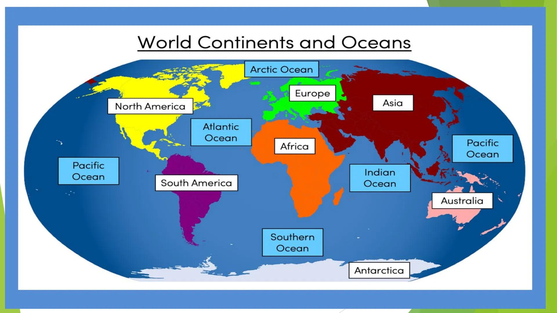 Physical Map of the World, April 2004

# World Geography

# Geography

5 Themes of Geography # World Continents and Oceans

Arctic Ocean

Eu