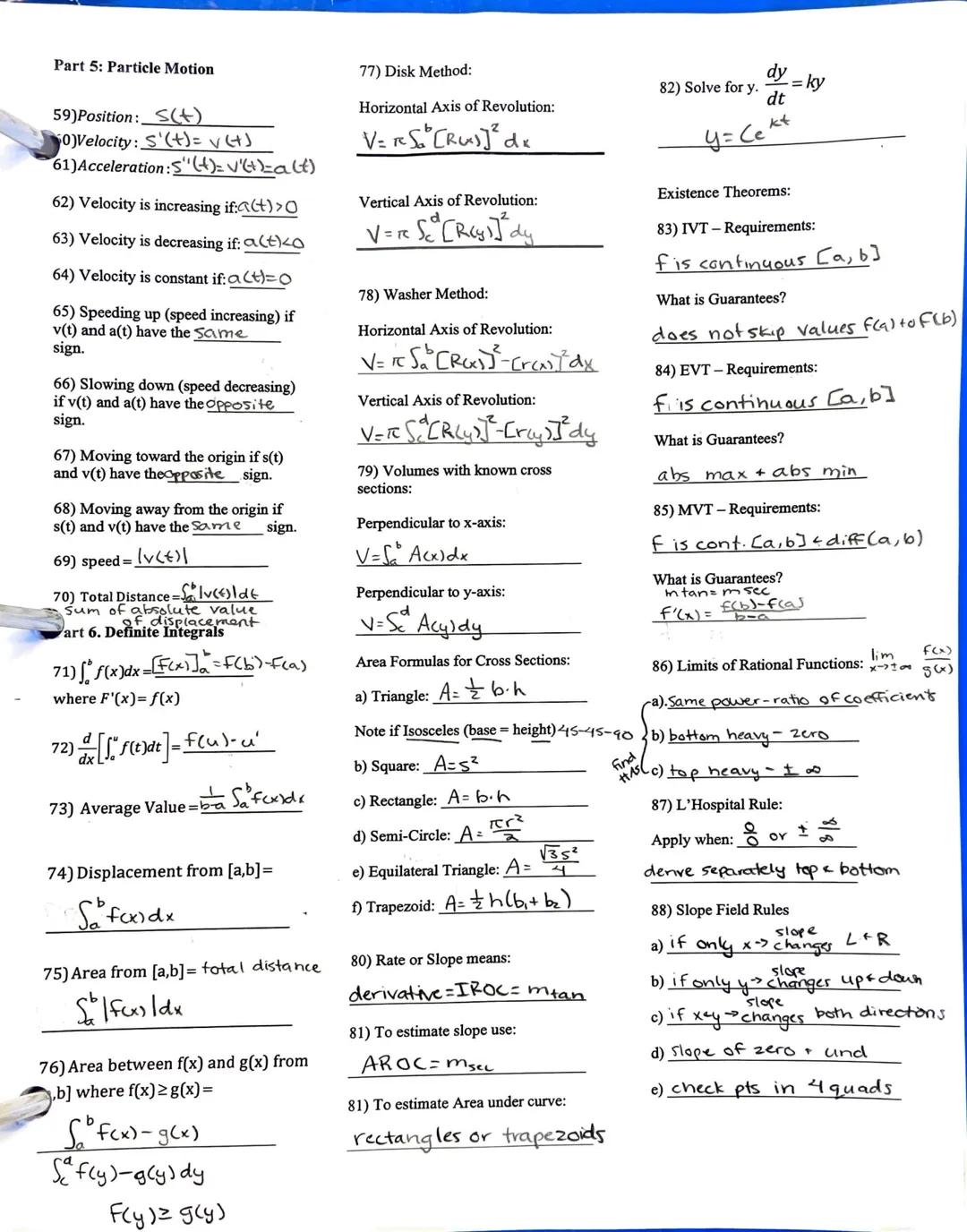 Calculus-The Essentials

Part 1. Derivative Rules
1)[c]=
Ο
27) Definition of a Derivative:

$F(x)= lim_{h\to 0} \frac{f(x+h)-f(x)}{h}$

prov