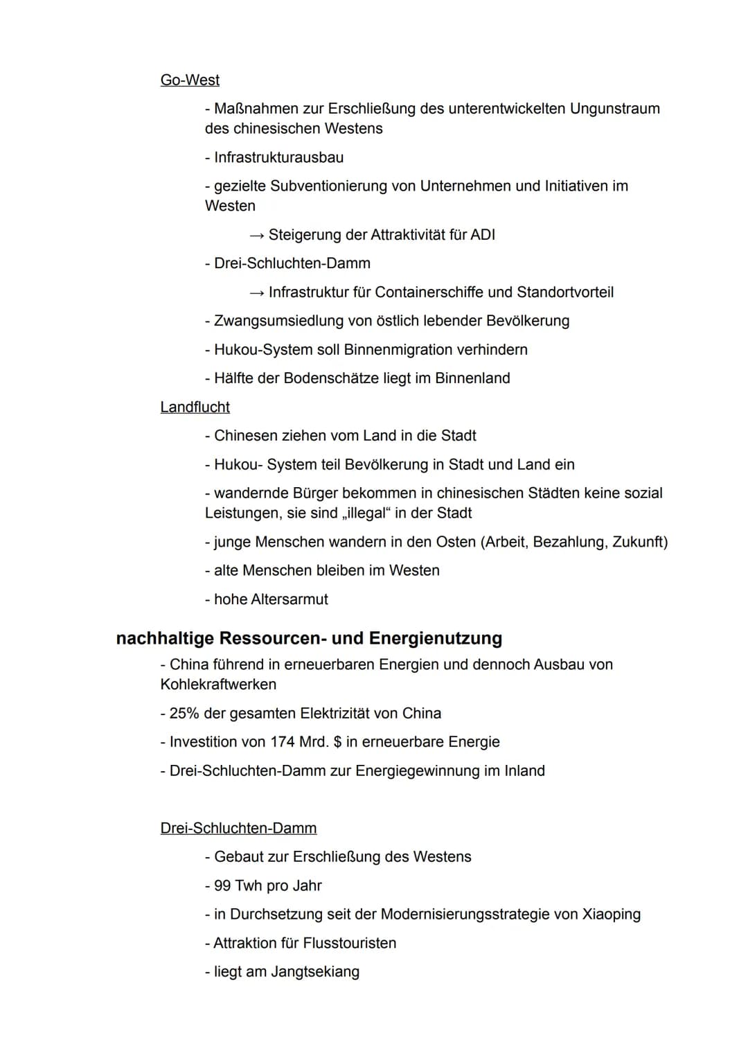 Erdkunde
gA

Semester 3
- Ostasien - Inhaltsverzeichnis

China..............................................................................