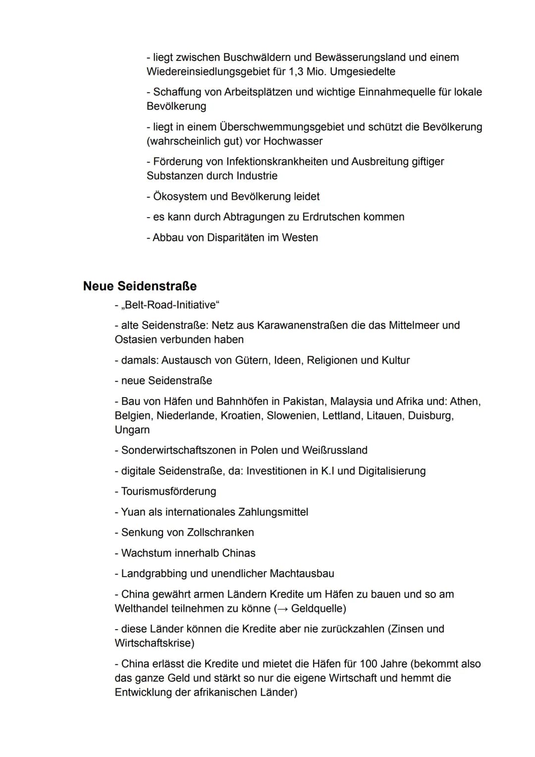 Erdkunde
gA

Semester 3
- Ostasien - Inhaltsverzeichnis

China..............................................................................