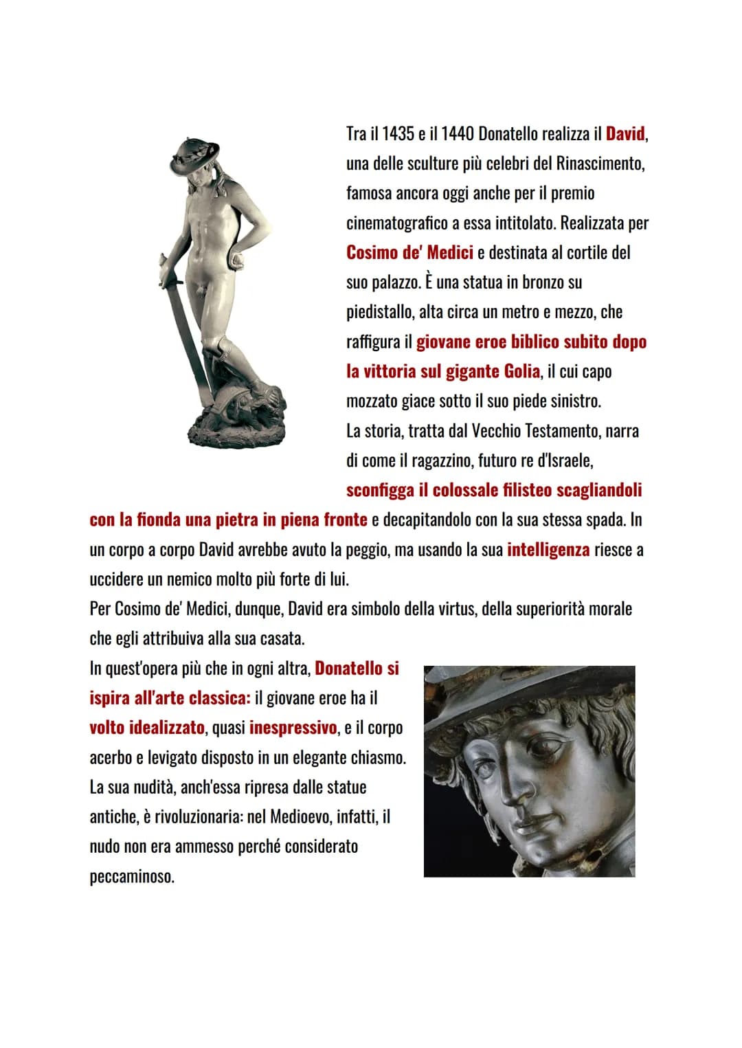 # L'ARTE RINASCIMENTALE

## Il legame con il Trecento

Il termine Rinascimento venne usato, tra
i primi, da Giorgio Vasari, per
sottolineare