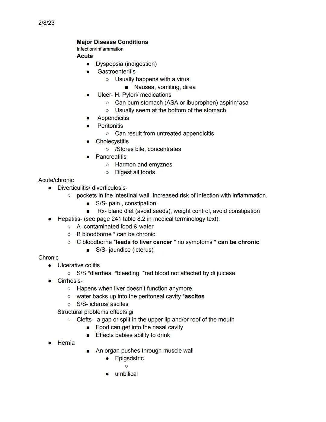 2/8/23

- digestion is the?
- What are the different names for the gastrointestinal system?
- How long is the gastrointestinal system?
- Wha