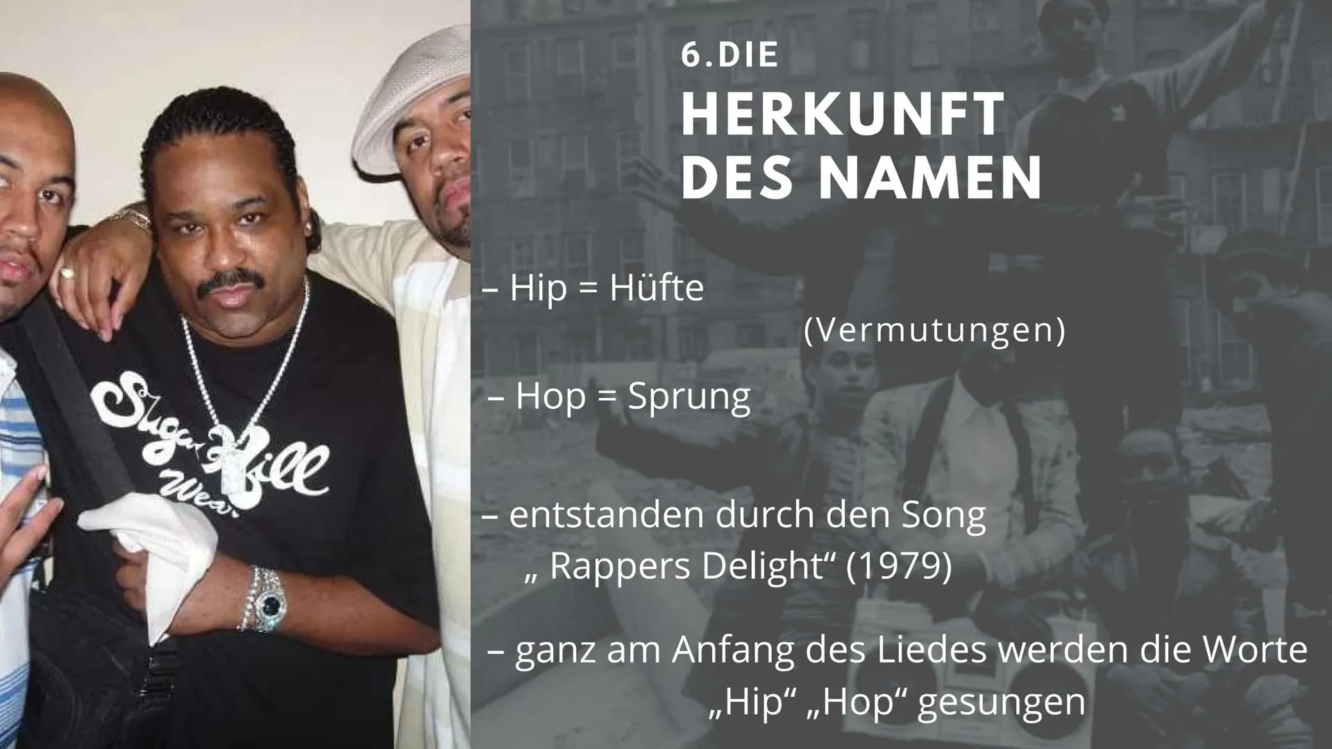 HOW
ANTIFA
BEASTIE
BOYS
ABC
Rap/Hip-
Hop HIPHOP
VON LENI UND LYKKA
嘎 NA

# Inhaltsverzeichnis

IA

8.Die Techniken der DJs

1. Frage an die 