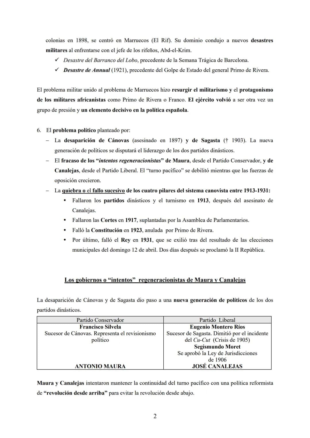 TEMA 5

CRISIS DE LA RESTAURACIÓN: REINADO DE ALFONSO XIII
(1902-1931)

Tres epigrafes: Proyectos del regeneracionismo político - Crisis del