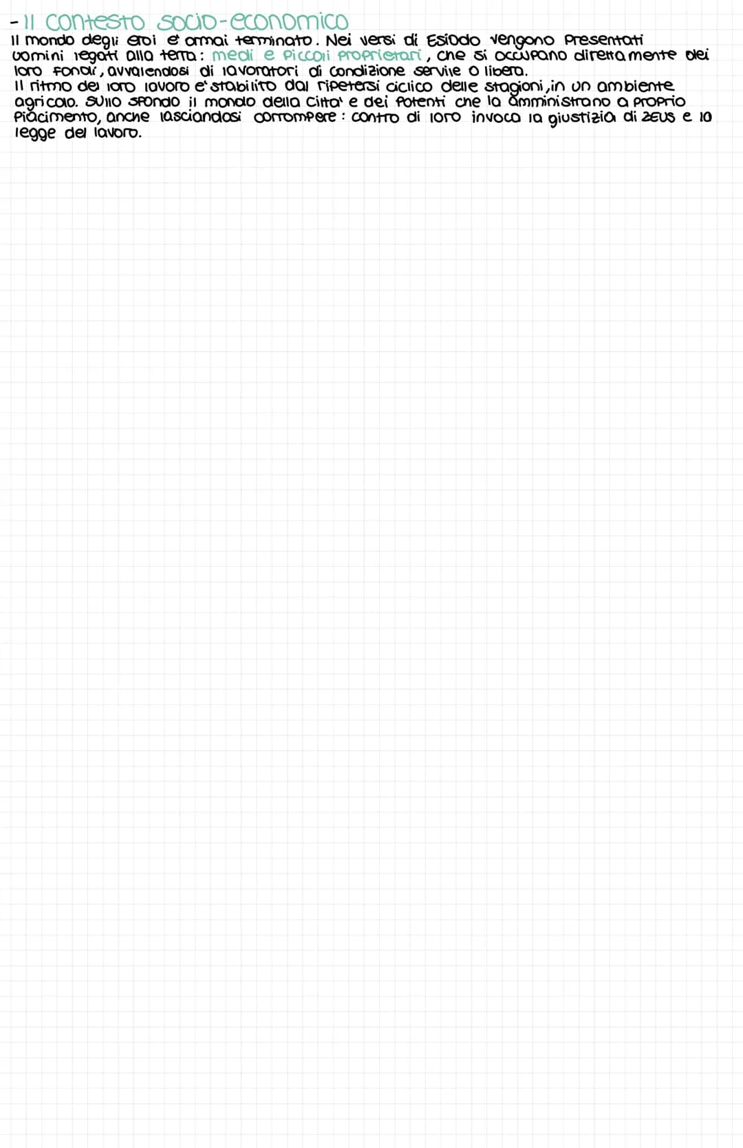 # Esiodo

VIII-VII sec.a.c.

Origini:
TUHO cio' che si sa sulla vita di Esiodo deriva dalle notizie autobiografiche che egli stesso inserisc