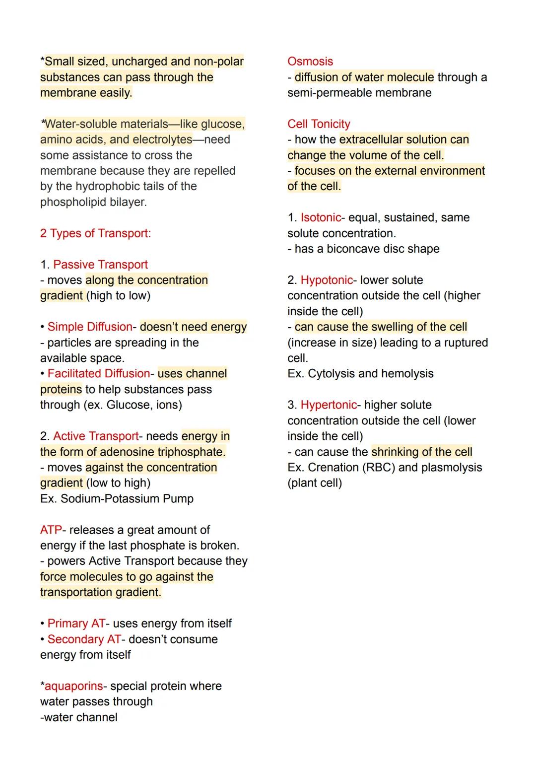 # Intro to Human
Anatomy and Physiology

Types of Cells (according to
structure)

Prokaryotic Cell
- These are small cells that lack a
nucle