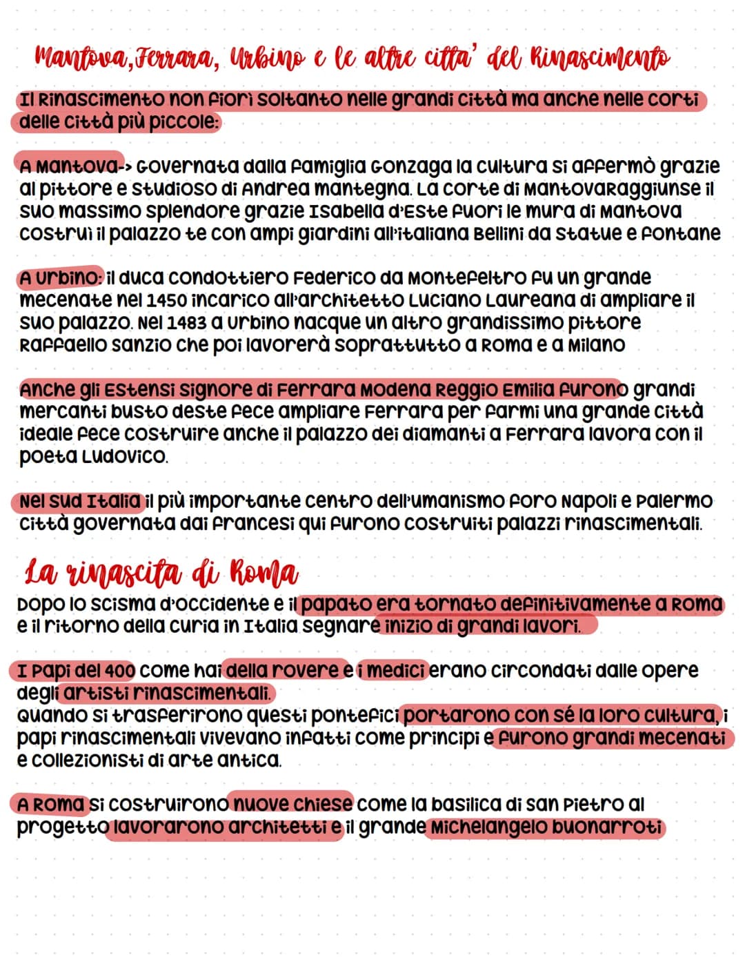 # L'umanesimo e il rinascimento

1.1 La riscoperta dell'antichita' inizia in Italia:

Durante il medioevo, gli studiosi si erano occupati di