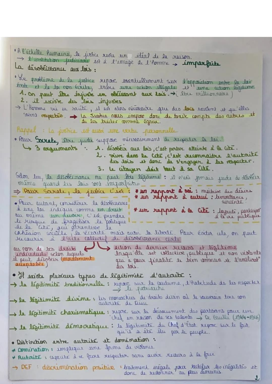 La justice et le drait

• la fustice est une contraints sociale que
bride notre façon d'agir des que cela peut muir
à autrui.
• Certaines lo