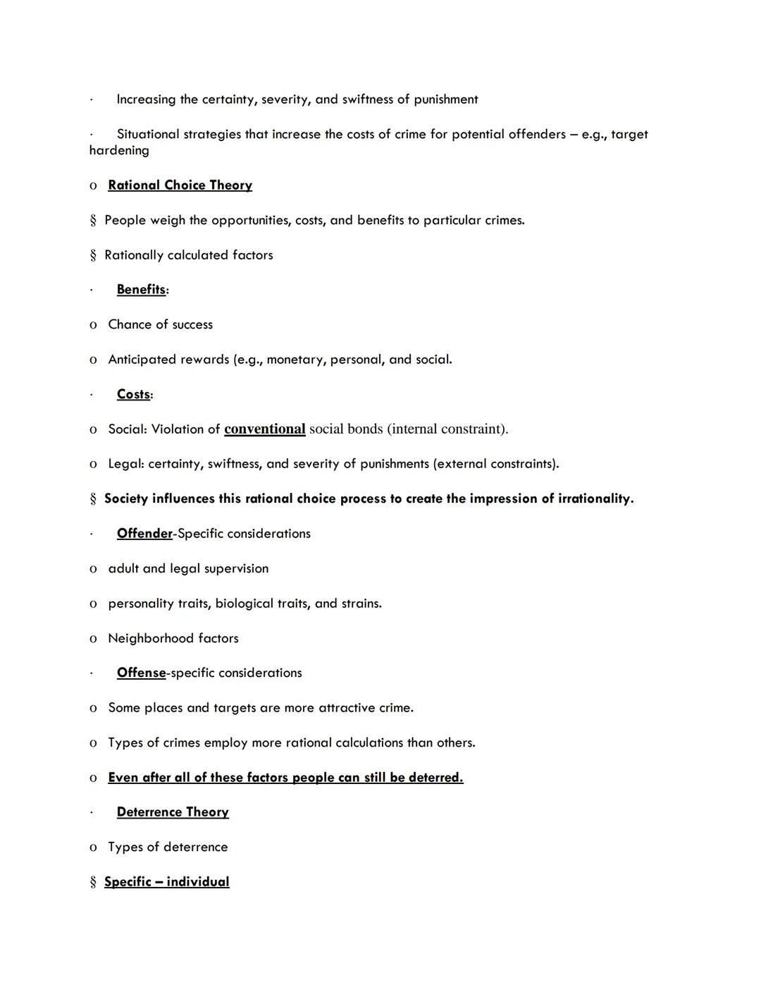 Chapter 5: Theories of criminal offending: Early and classical perspectives

Two angers: state anger and trait anger.

Overview

Demonology
