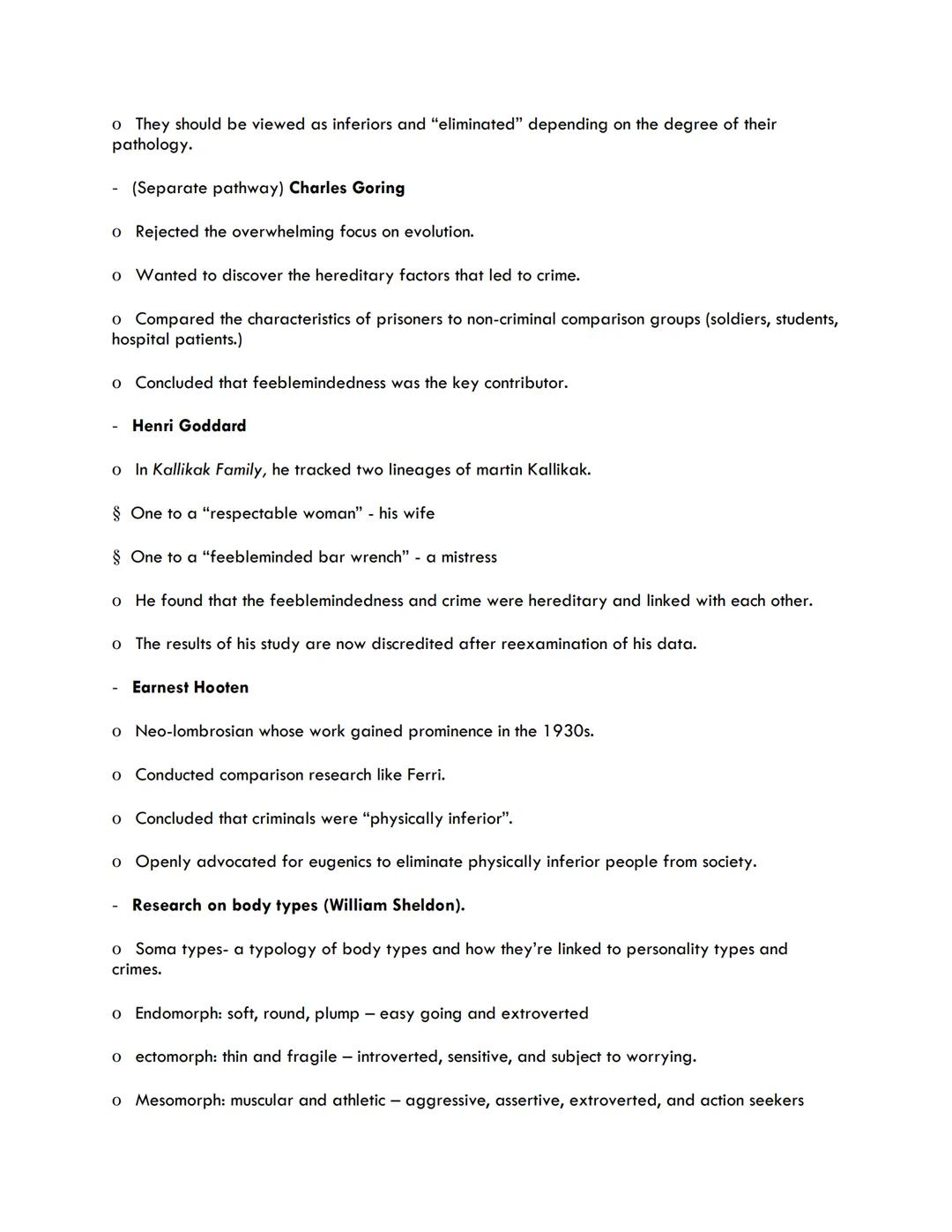 Chapter 5: Theories of criminal offending: Early and classical perspectives

Two angers: state anger and trait anger.

Overview

Demonology
