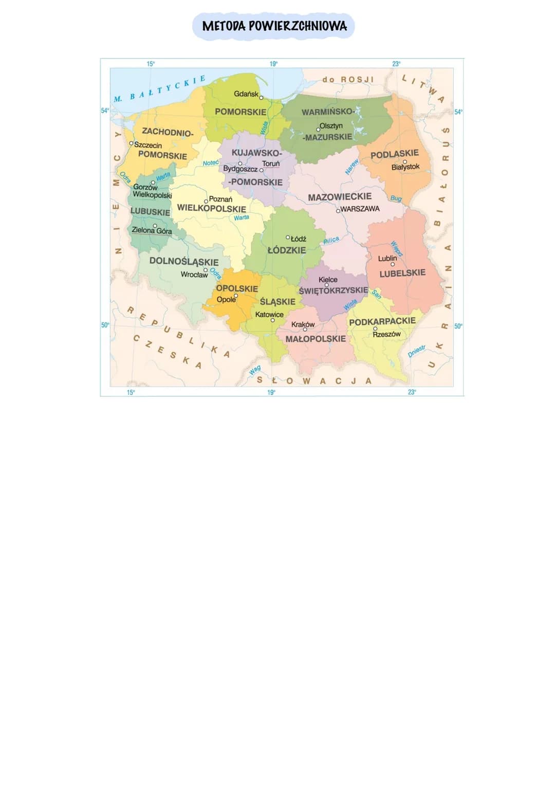 # Rodzaje map
@_notateczkii

## Podział map ze względu na skale

1. TOPOGRAFICZNE
* przedstawiają niewielki obszar,
* zawierają wiele szczeg
