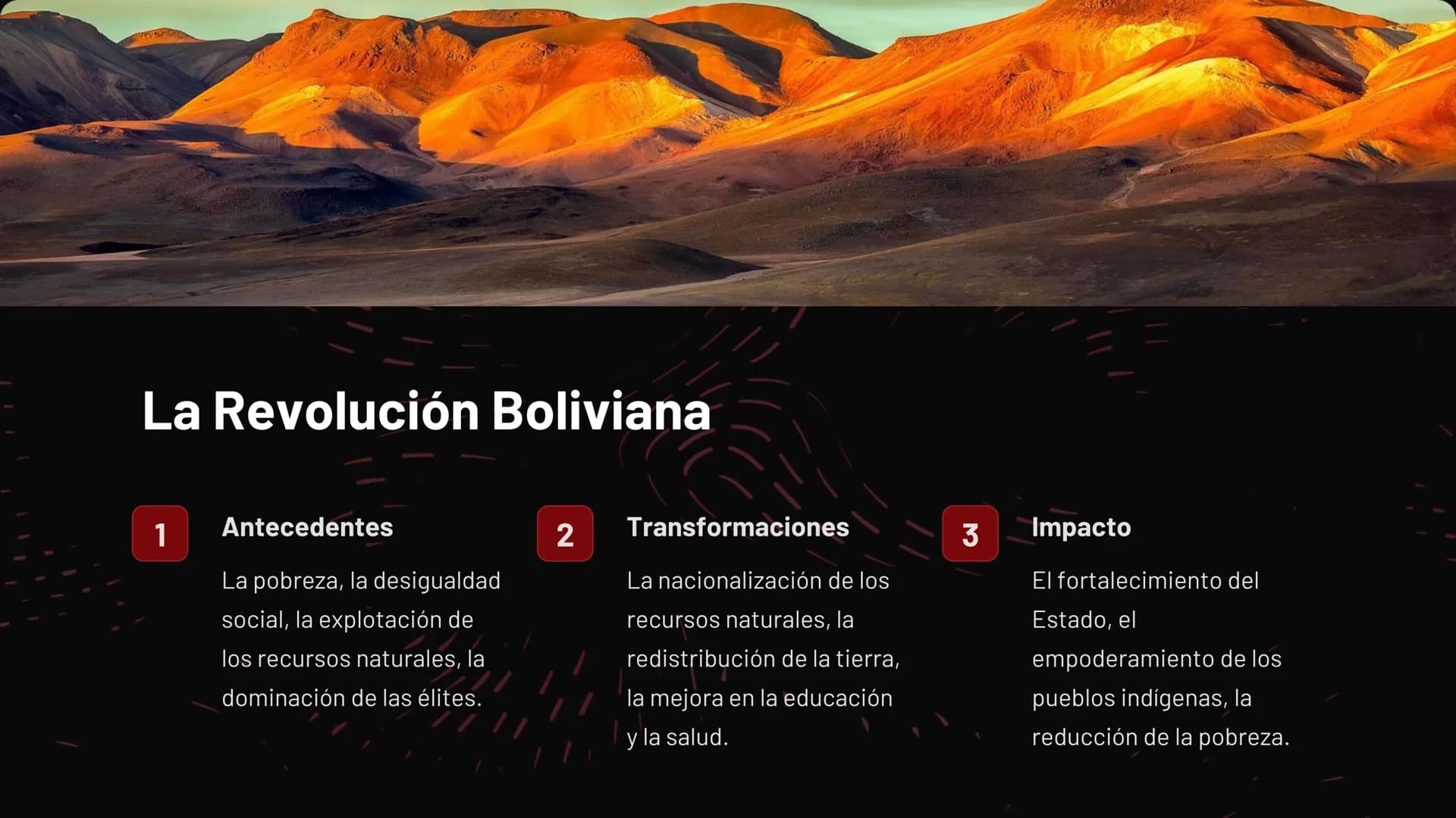 Revoluciones en
Latinoamérica

América Latina ha sido escenario de diversos procesos
revolucionarios que han dejado una huella profunda en s