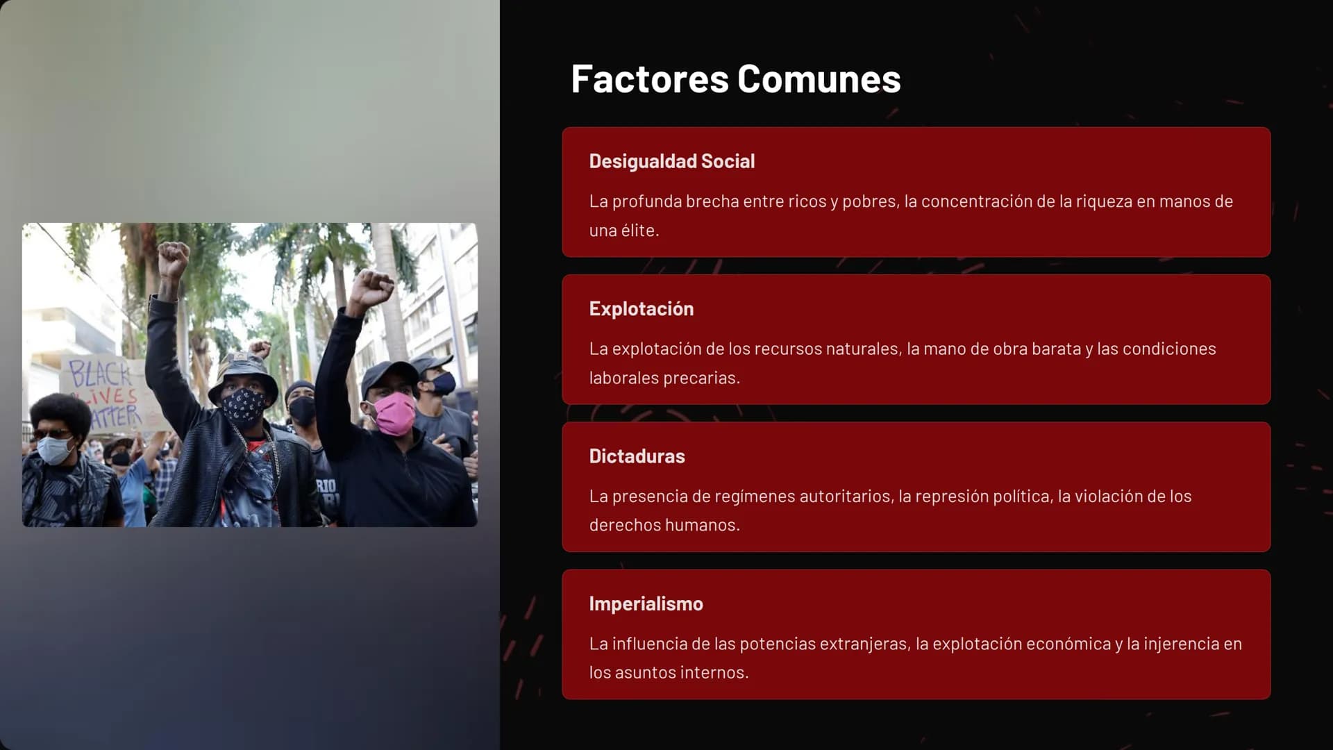 Revoluciones en
Latinoamérica

América Latina ha sido escenario de diversos procesos
revolucionarios que han dejado una huella profunda en s