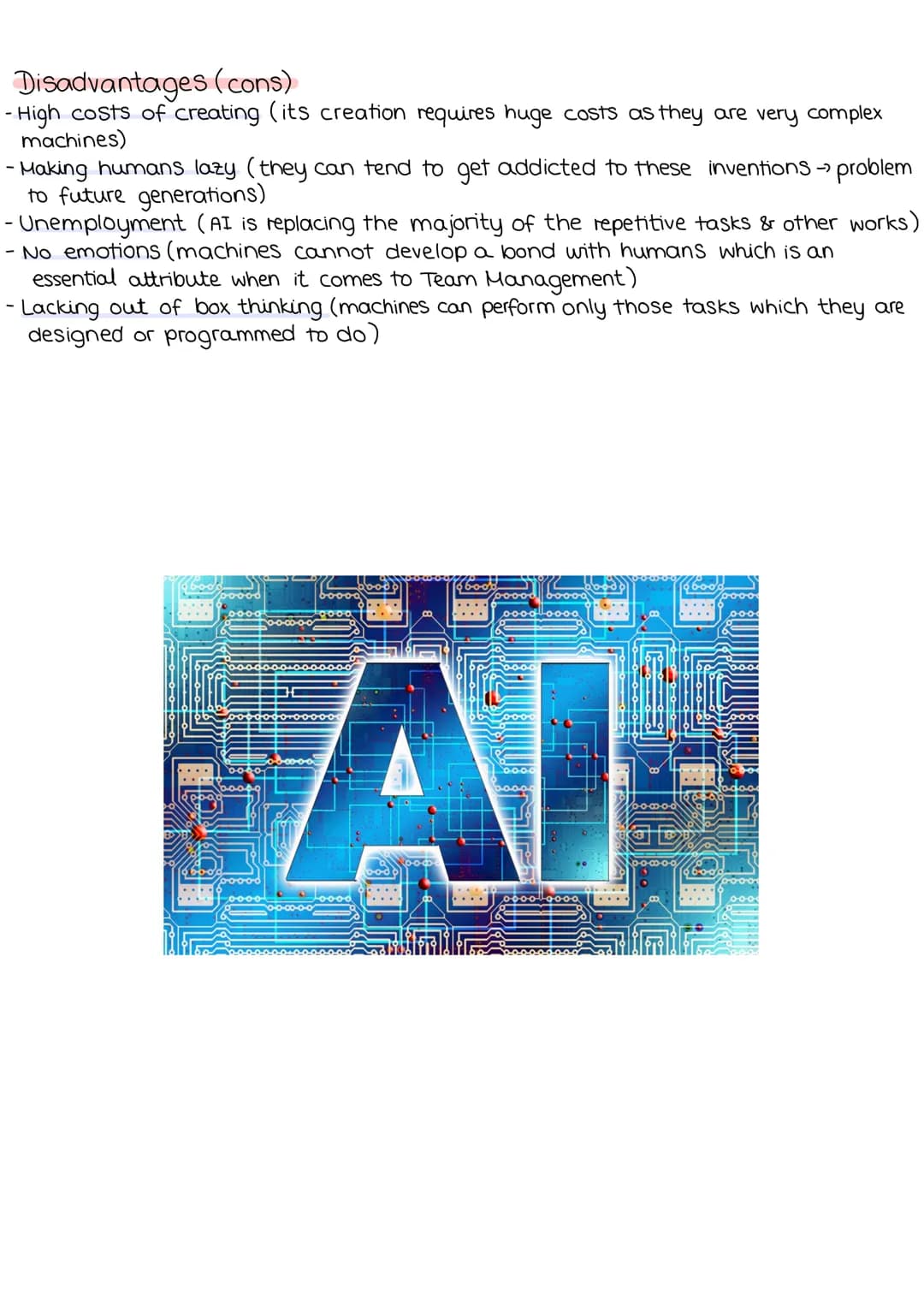 # Artificial Intelligence

Abkürzung: AI

Simple definition

→ is the simulation of human intelligence processes processes by machines, espe