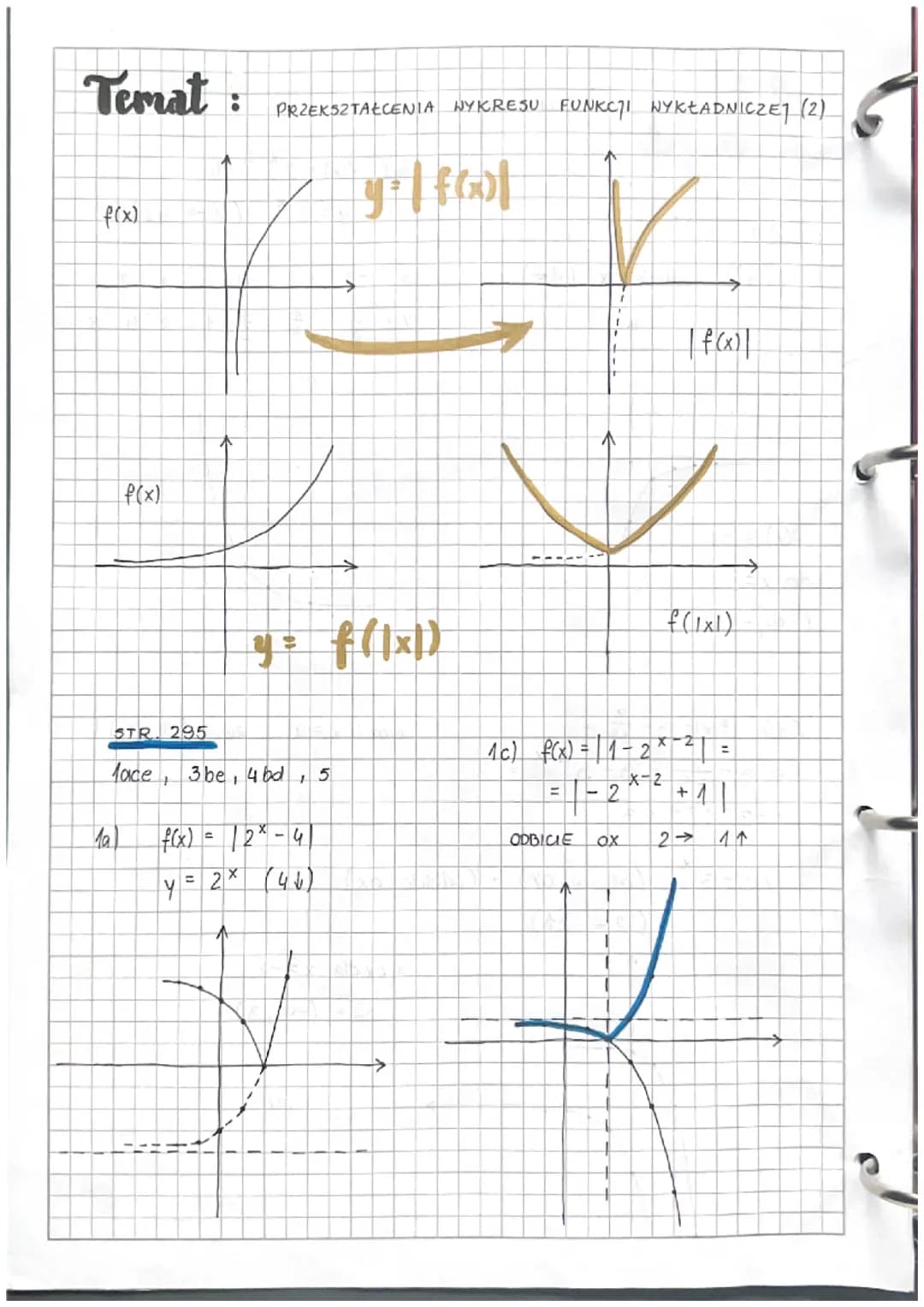 # Lekcja
06.09.2023
PRZEKSZTAŁCENIA NYKRESU F. WYKŁADNICZE]

## 1. o wektor

$y = a^{x+p} + q$

$y = a^{x+p}$

$y = a^{x} + q$

$y=a^{x}$ $\