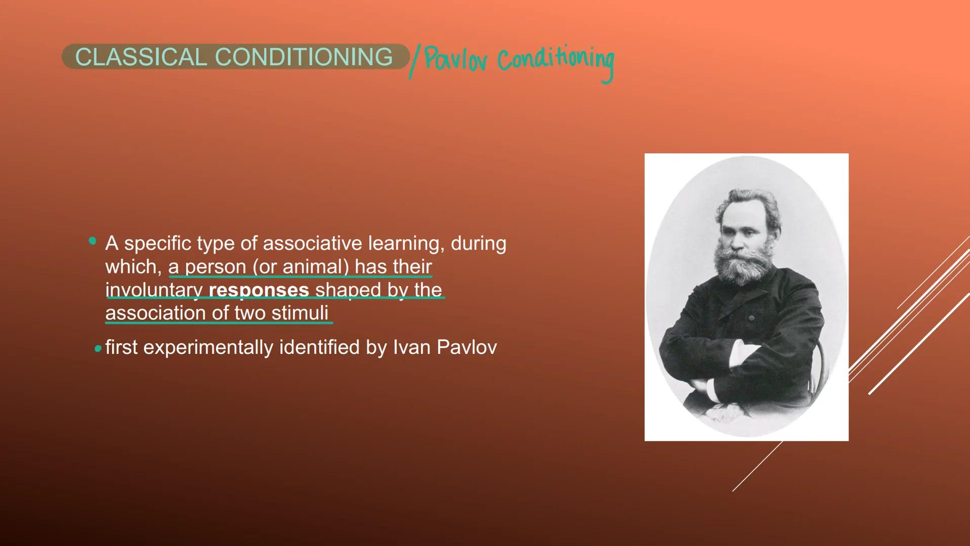 # UNIT 4-BEHAVIORAL LEARNING Behavioral learning

occurs when a behavior or response
changes as a result of experience ASSOCIATIVE LEARNING
