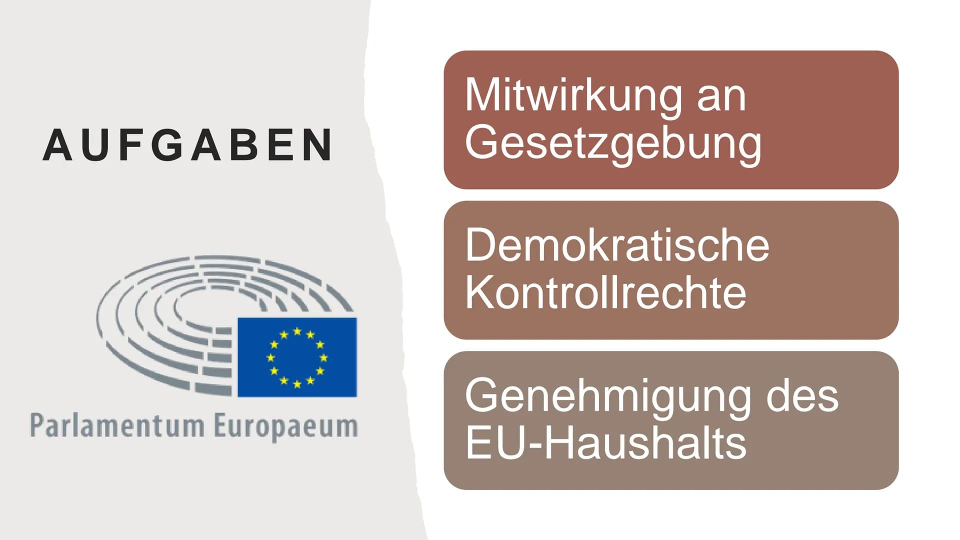 # DAS EUROPÄISCHE PARLAMENT

Von Leny, Rieke & Jette-Marie # GLIEDERUNG

Was ist das Europäische Parlament?
Wahlen
Aufgaben
Ziele
Fraktionen