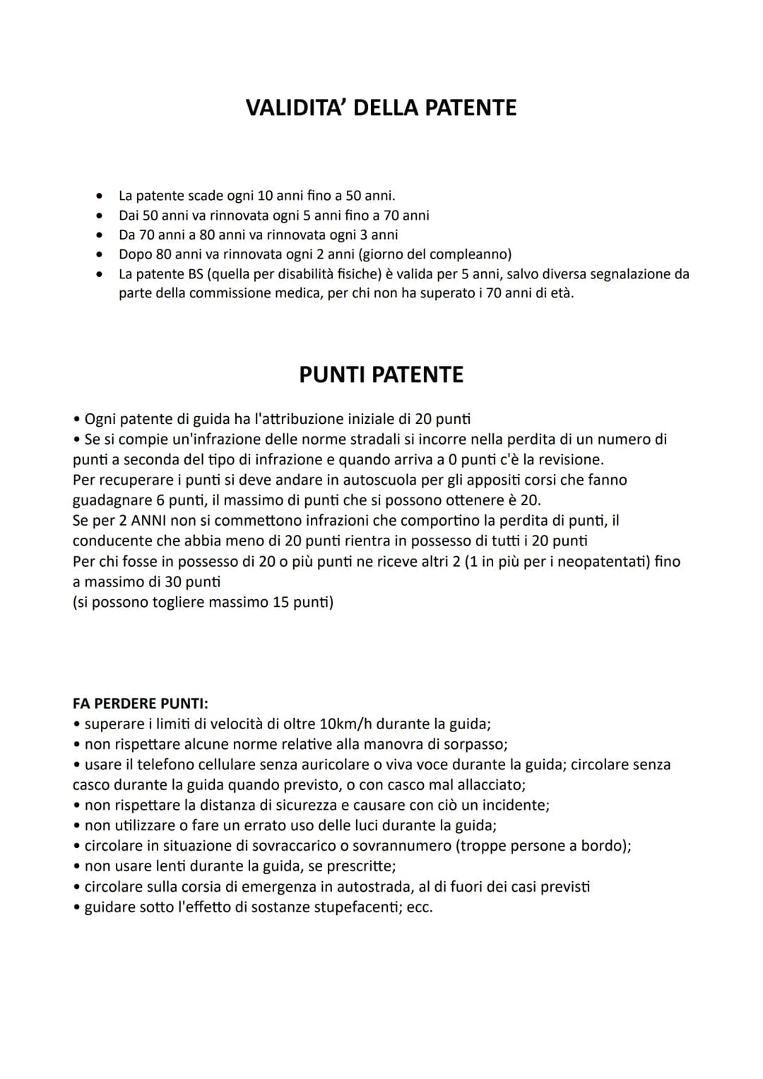 # PATENTI A

AM (cinquantino-patentino)

*   14 anni
*   A 16 si può portare il passeggero se previsto di carta di circolazione
*   Ciclomot