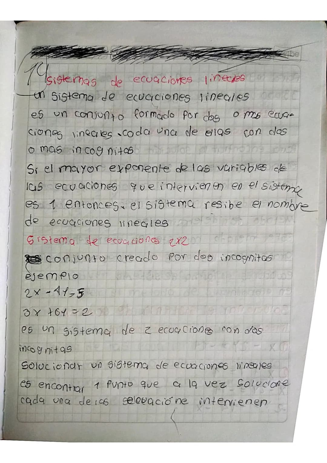 Misistermas

Sistemas de ecuaciones linecies Bo
un sistema de ecuaciones lineales dece
es un conjunto formado por dos o mos ecua
ciones line