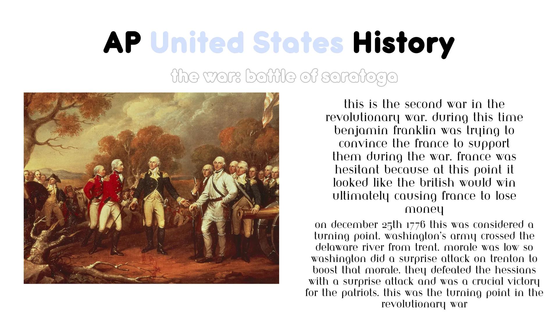 # AP United States History
unit 3.5: the american revolution # AP United States History

loyalists vs. patriots

loyalists were those
who di