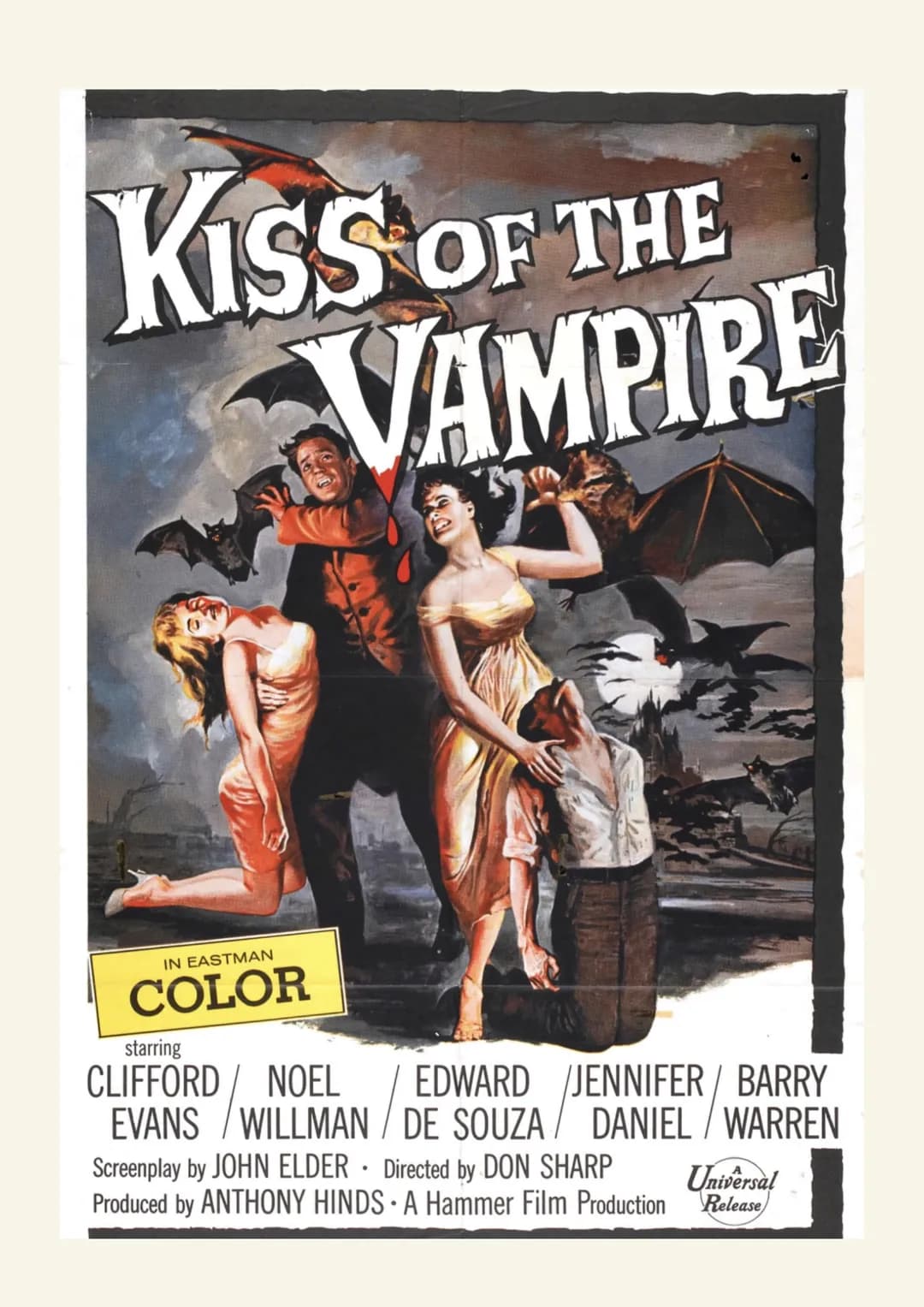 @keirals still Alive
@keiralo-
# Kiss Of The Vampire
## Context
•Produced by 'Hammer film productions'
*   distributed by J. Arthur Rank and