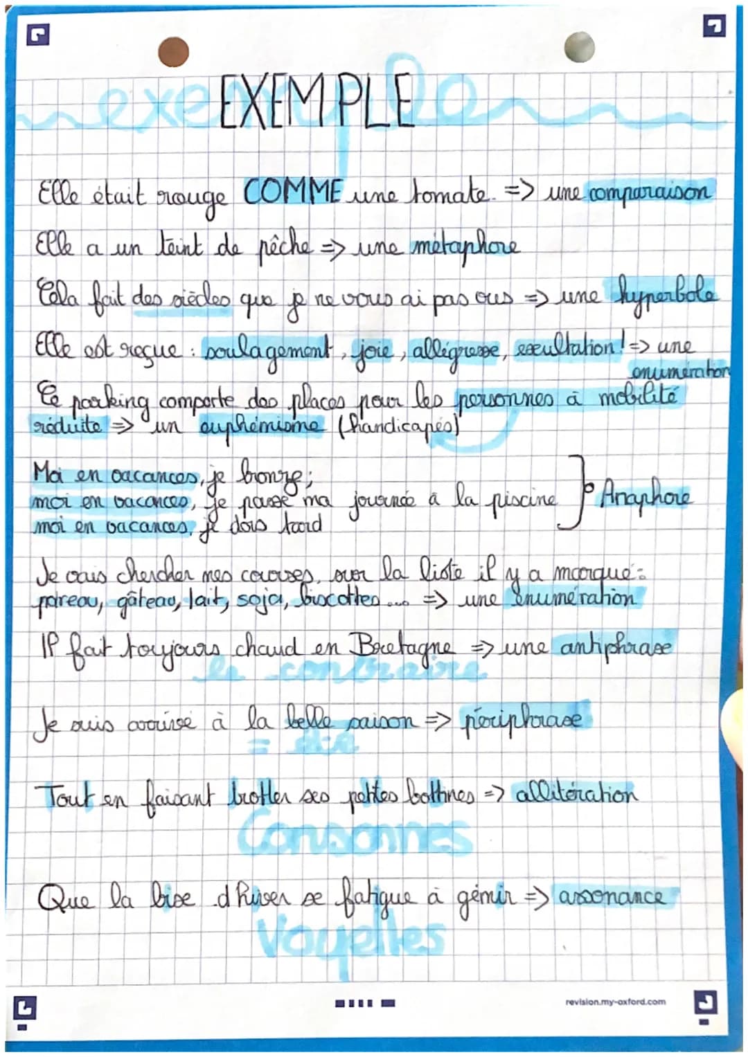 # FRANÇAIS

les figures de style

line figure de style est un procédé d'écriture qui crée
un effet de sens ou de sonorité

6666666666666

Co