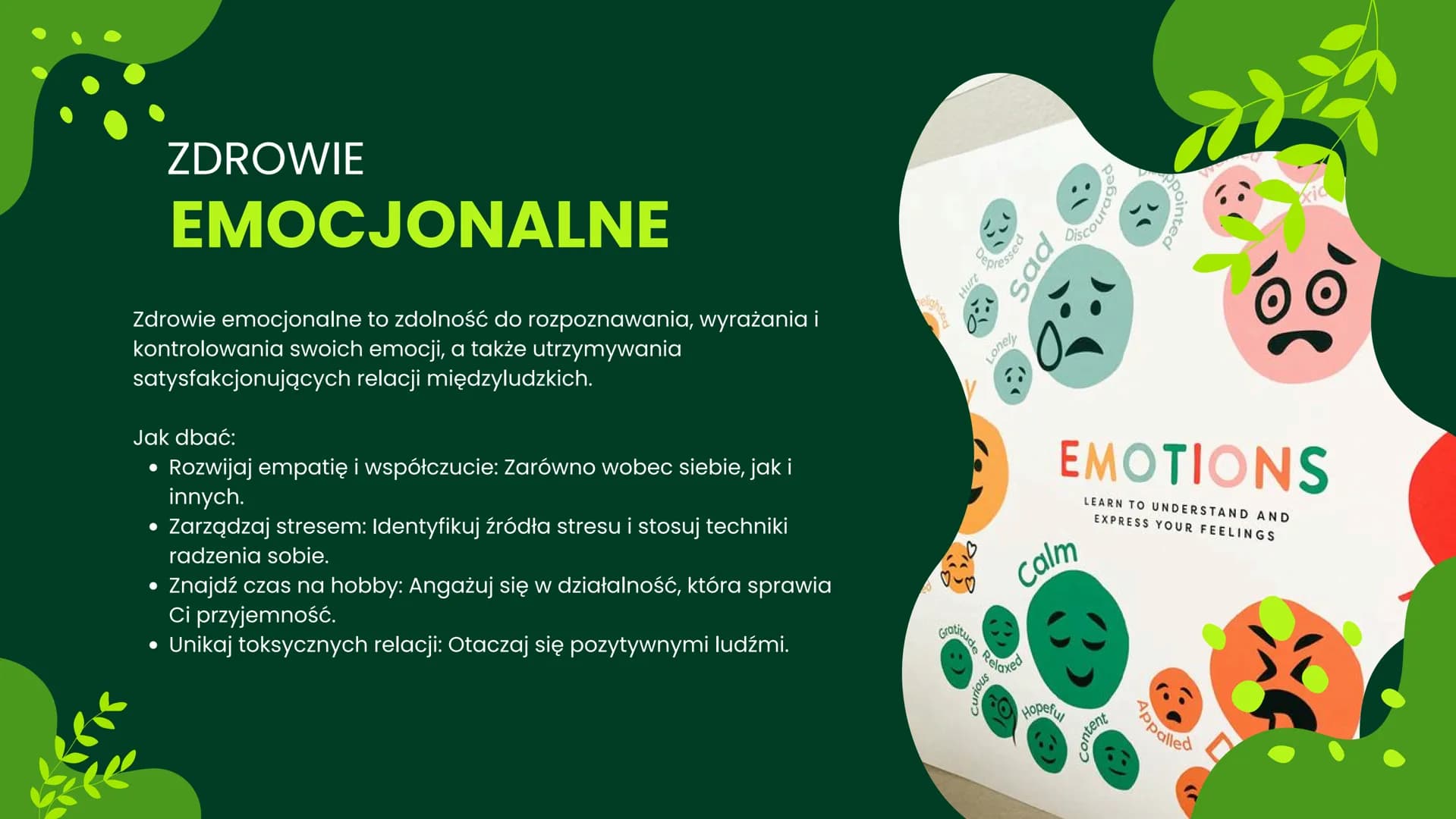 # ZDROWIE

Twoje zdrowie jest w Twoich rękach 1. Definicja zdrowia
2. Podział zdrowia
* Zdrowie fizyczne
* Zdrowie psychiczne
* Zdrowie emoc