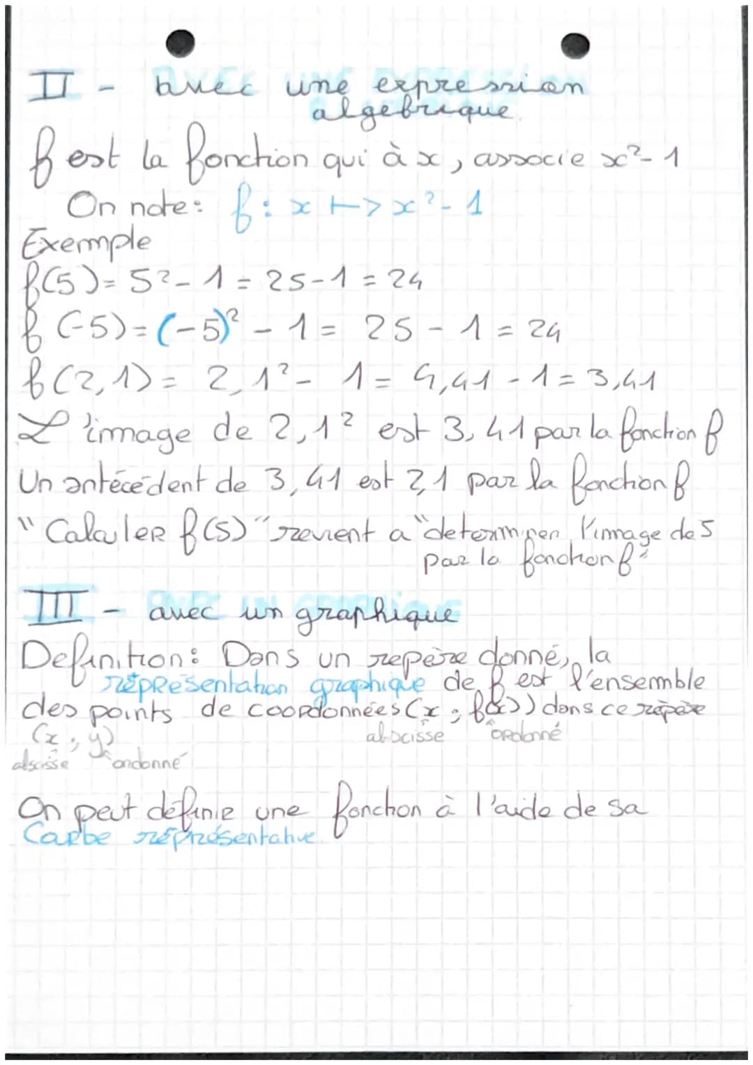 # MATHS

Chap 2: nations de fonctions
Le nombre de départ acest appelé antécédent
Le nombre associé y est appele image

On note:

Geci se li