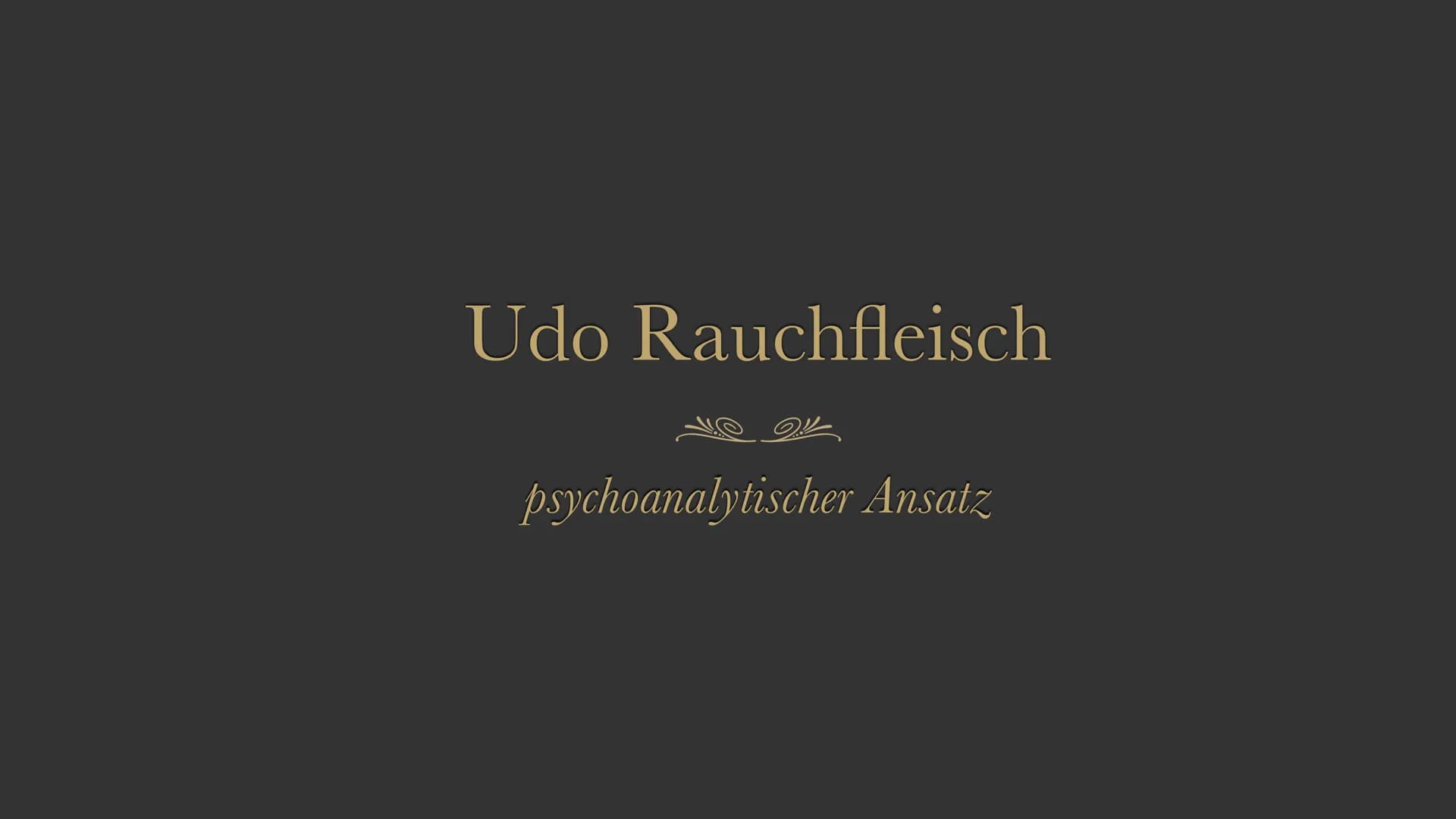 # Udo Rauchfleisch

psychoanalytischer Ansatz # Inhaltsverzeichnis

*   Udo Rauchfleisch
*   Thesen zur Gewaltentstehung
*   Instanzenmodell