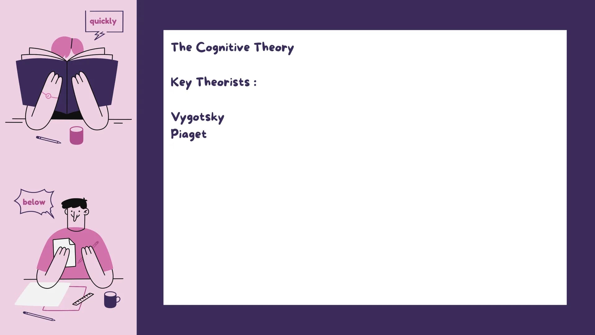 Key Theories for Child Language
Acquisition for the AQA A-Level
English Language Course.
This is Section B on Paper I
There is two questions