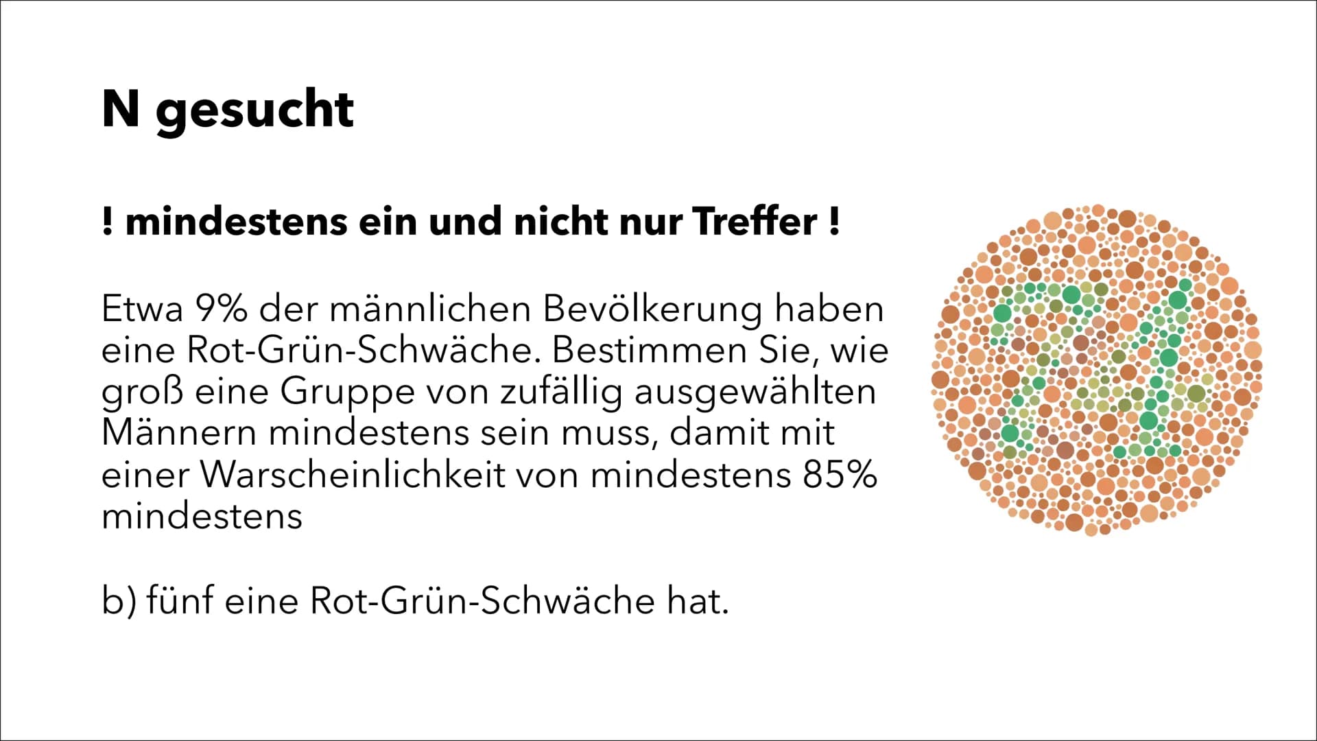 # Problemlösen mit der
# Binomialverteilung

Sophia Victoria Stähle

J2 Wie groß ist die Wahrscheinlichkeit, dass bei dreifachem
Drehen nie 