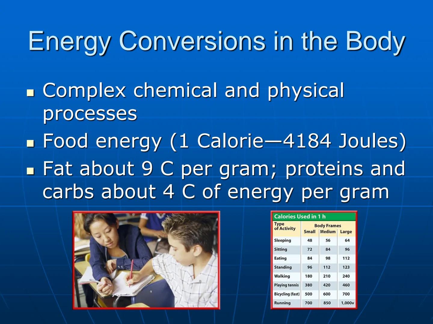 # Power and Energy # Power

■ Rate at which work is done; amount of
work done per second
■ Power (in watts) = work (J)/time (s)
■ P=W/t
■ If