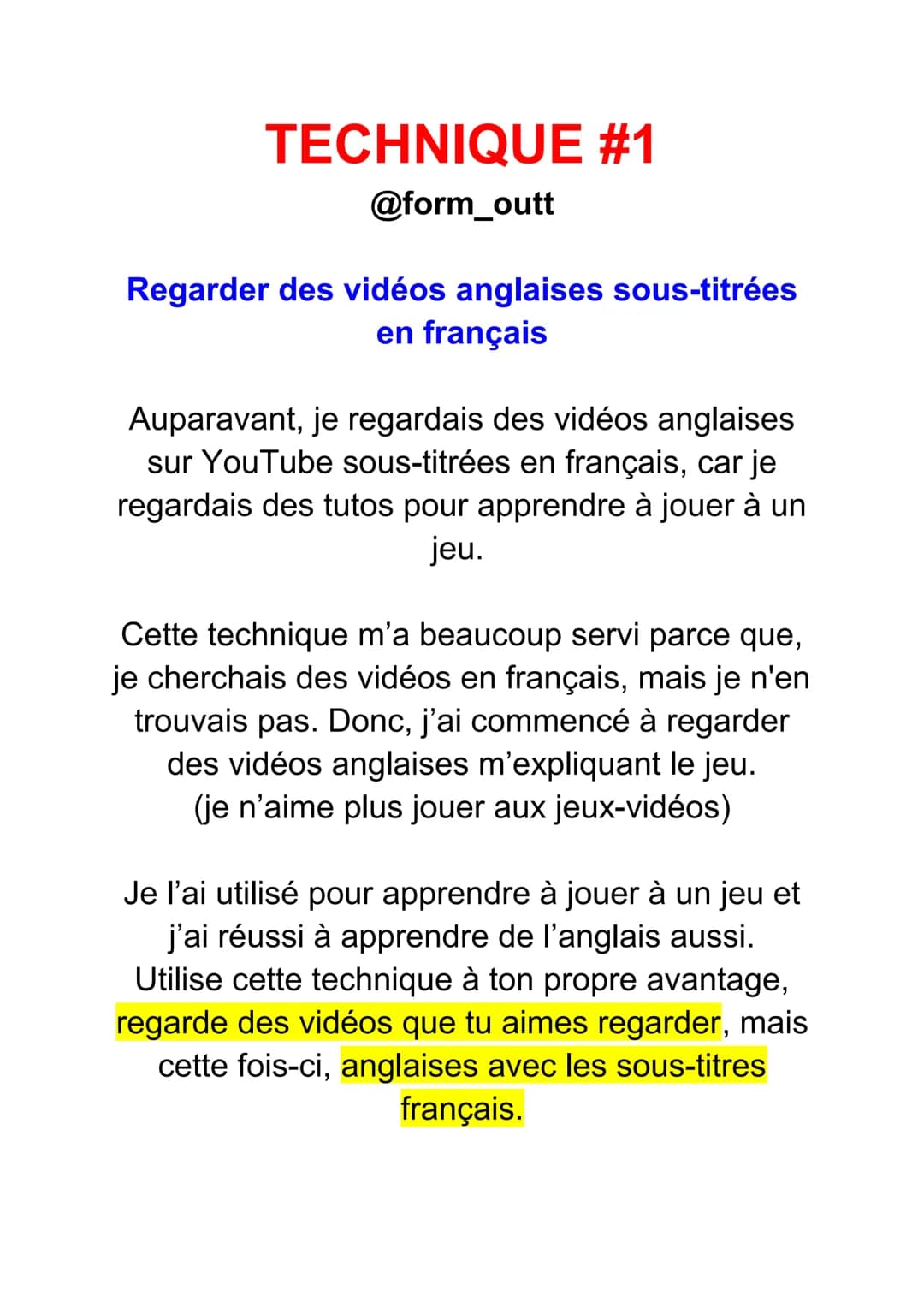 # Comment Apprendre l'Anglais
@form_outt

Apprendre l'anglais peut être une tâche difficile,
car le langage en lui-même est très technique.
