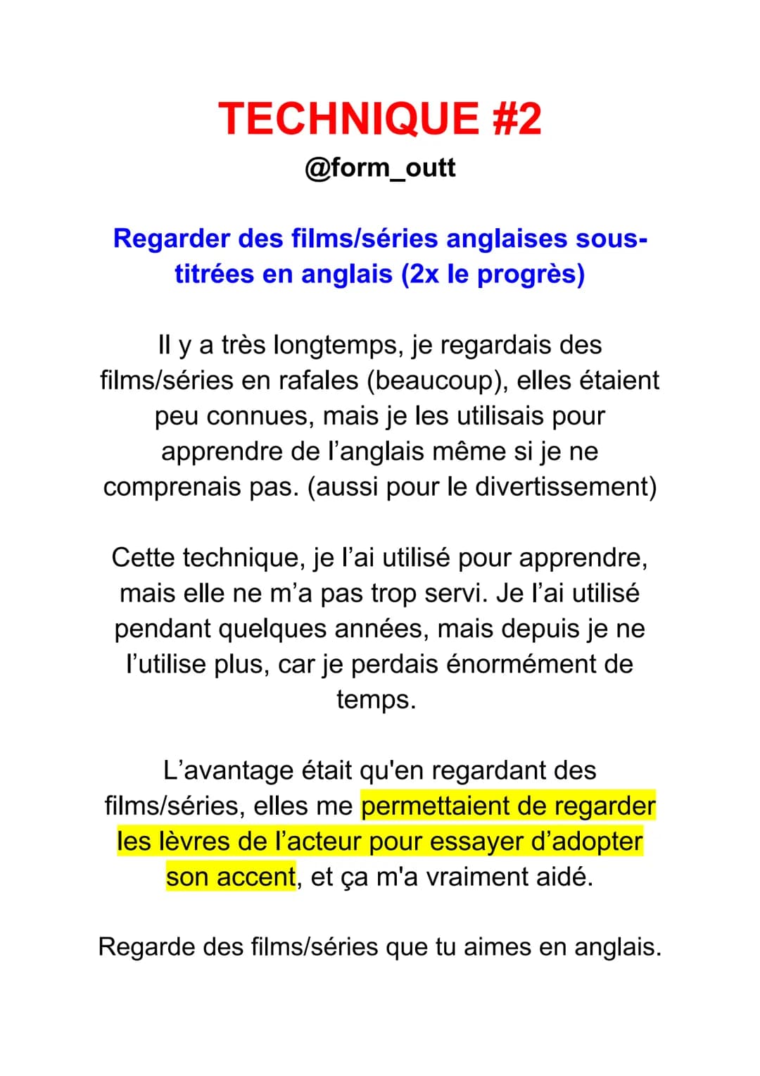 # Comment Apprendre l'Anglais
@form_outt

Apprendre l'anglais peut être une tâche difficile,
car le langage en lui-même est très technique.
