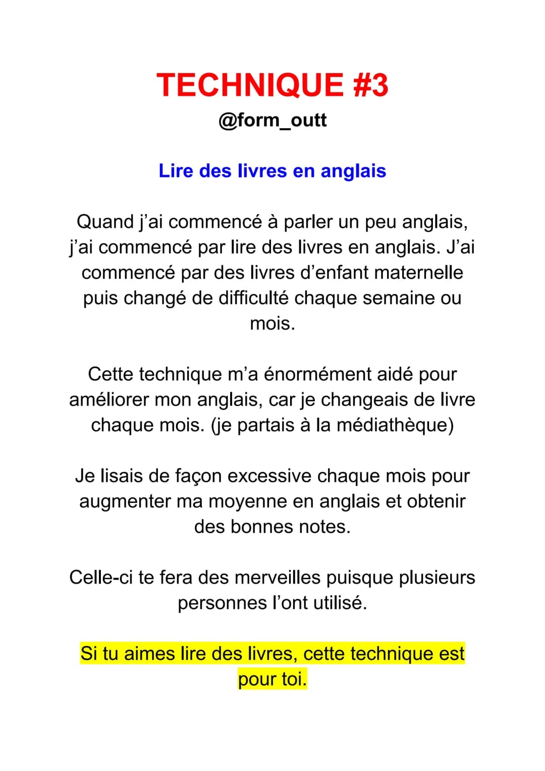 # Comment Apprendre l'Anglais
@form_outt

Apprendre l'anglais peut être une tâche difficile,
car le langage en lui-même est très technique.
