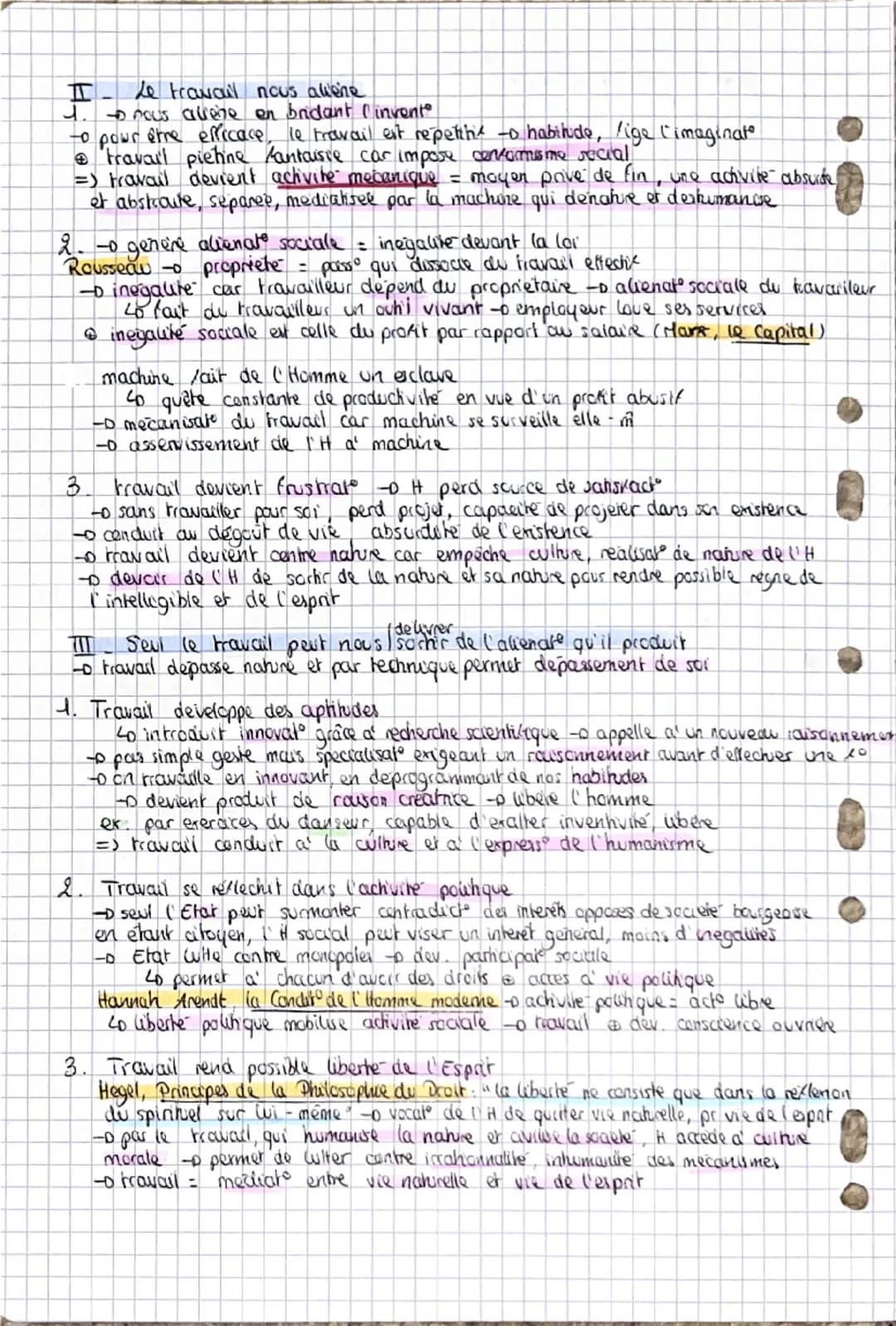 # Le travail

Def: un ensemble d'activités produit par l'homme (par son corps, sa raison et
son imagination) afin de transformer la nature e