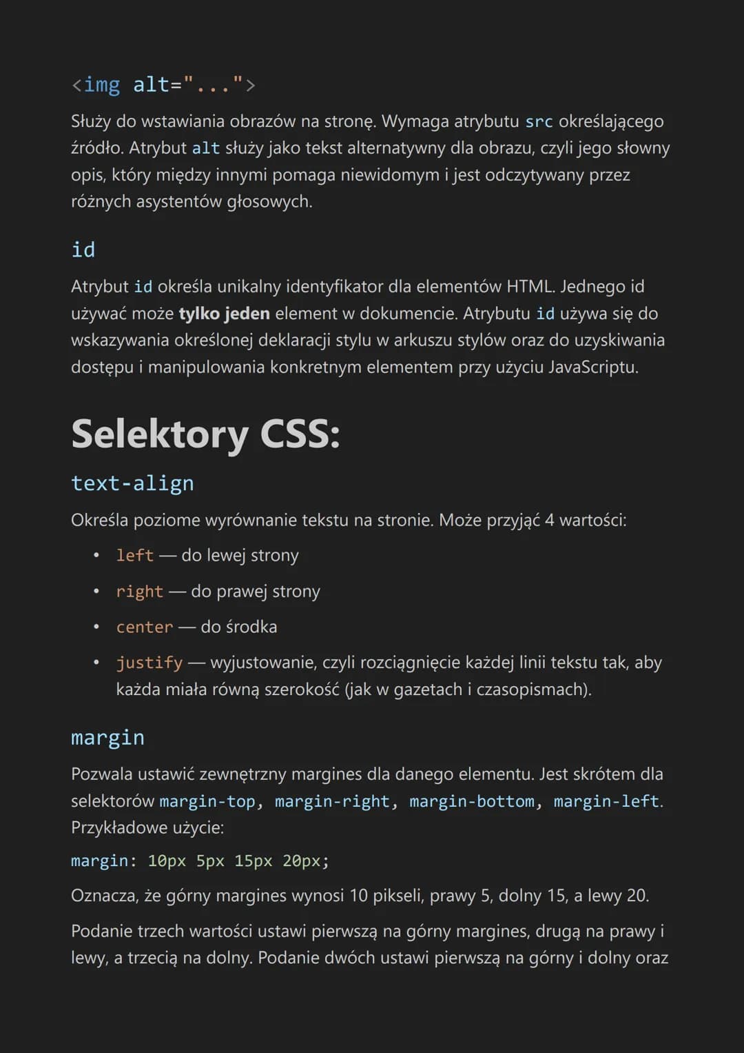 Znaczniki HTML:
<!DOCTYPE html>
Informuje przeglądarkę o tym, że typ dokumentu, jaki wyświetla, to HTML.
Wszystkie dokumenty HTML powinny za