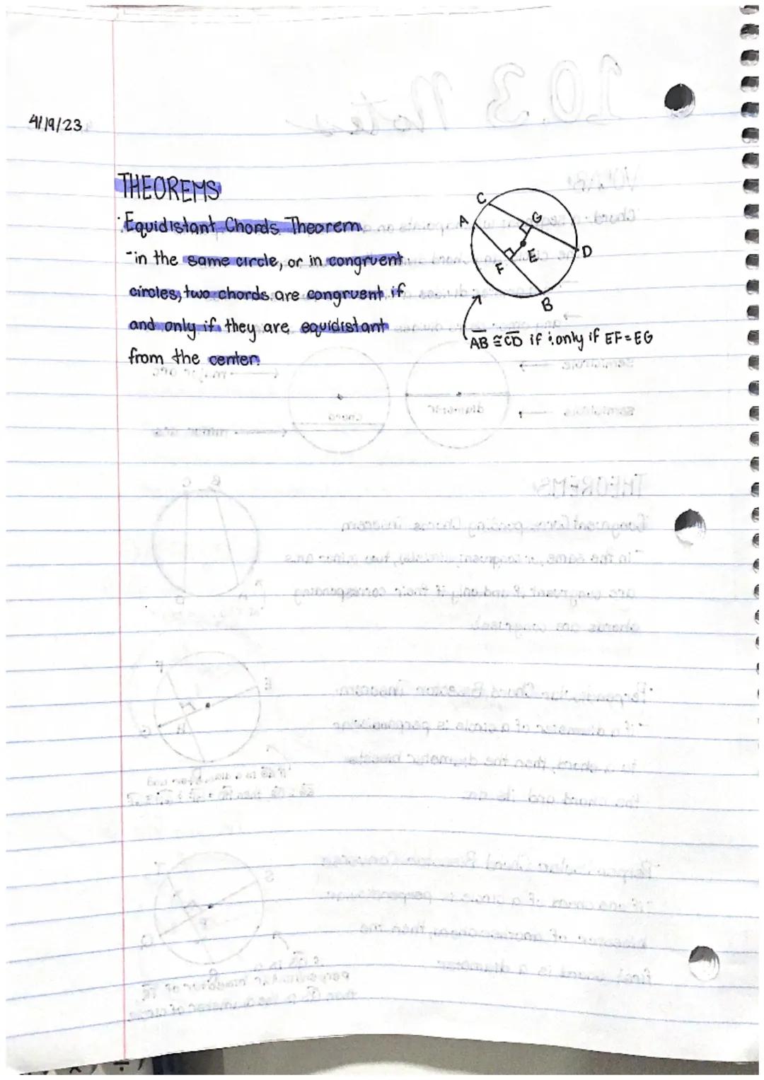 
<p>The <strong>External Tangent Congruence Theorem</strong> states that if two tangent segments from a common external point are congruent,