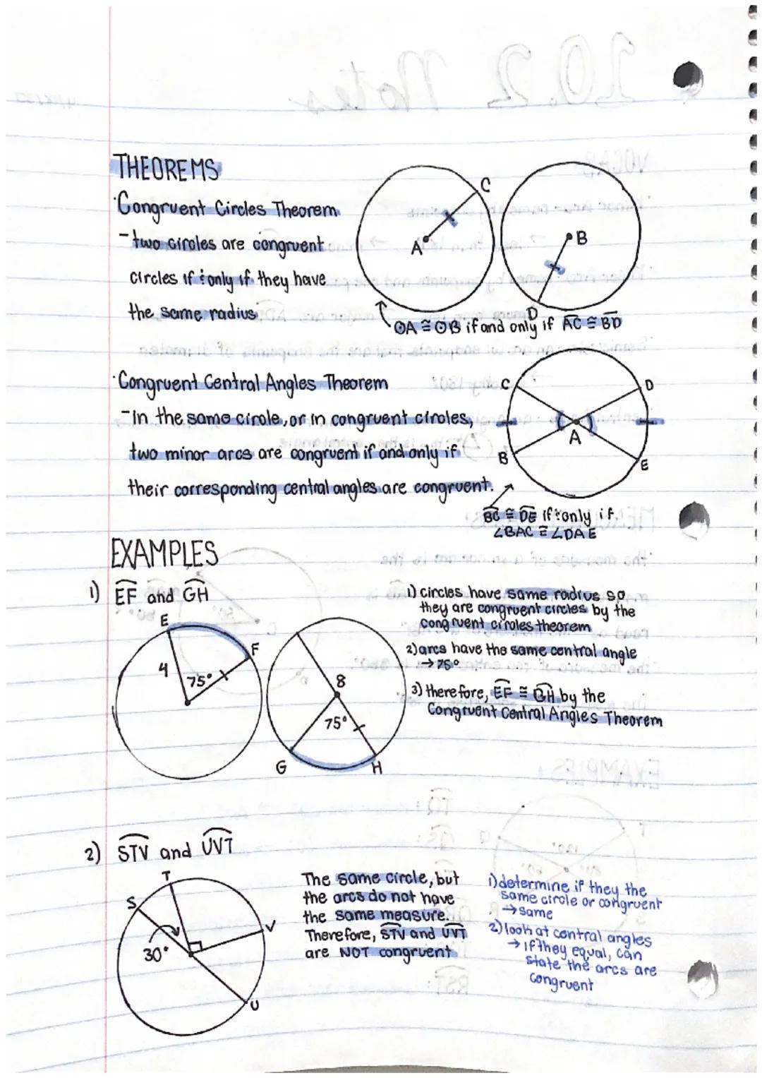 
<p>The <strong>External Tangent Congruence Theorem</strong> states that if two tangent segments from a common external point are congruent,