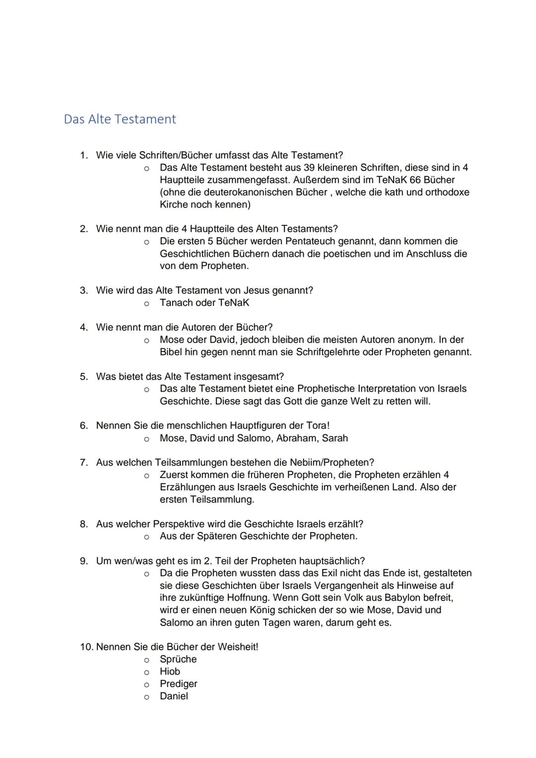 # 1. Was ist die Bibel

1. Was ist die Bibel?
   *   Die Bibel ist eines der einflussreichsten Bücher der Menschheitsgeschichte,
sie geht In