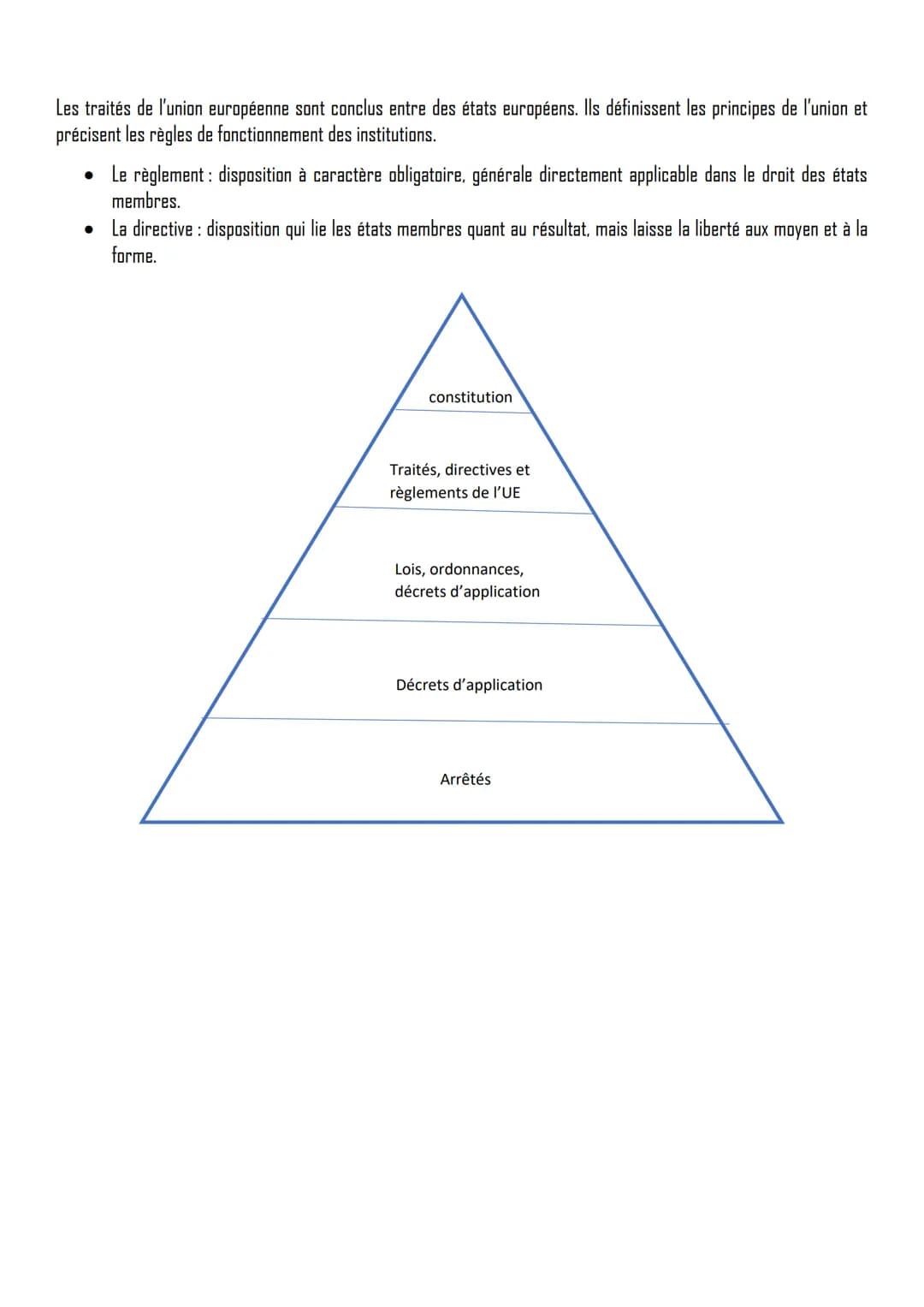 # LES SOURCES DU DROIT

En France la création de loi est une tâche confiée au Parlement (Assemblée nationale/Senat). C'est une tâche régit p