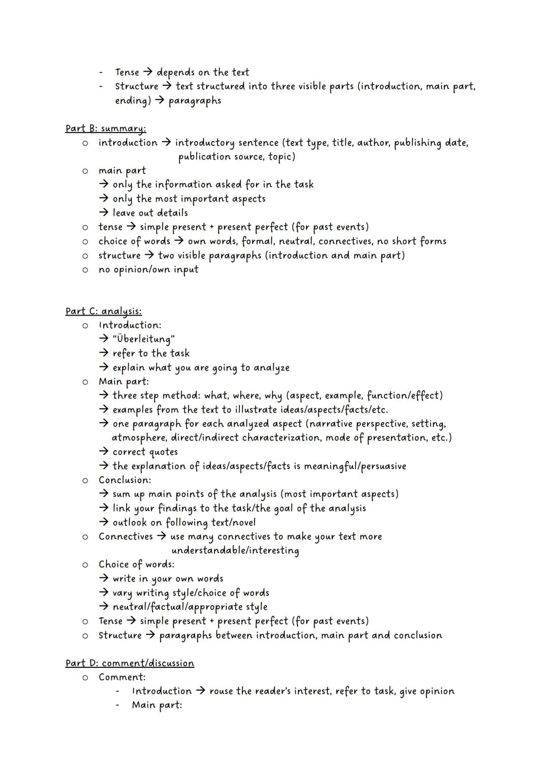 # English exam

General overview

Materials:

O exam paper (A4, lines, without edge)

o pen + spare pen

o tippex

* highlighters

Ο colored